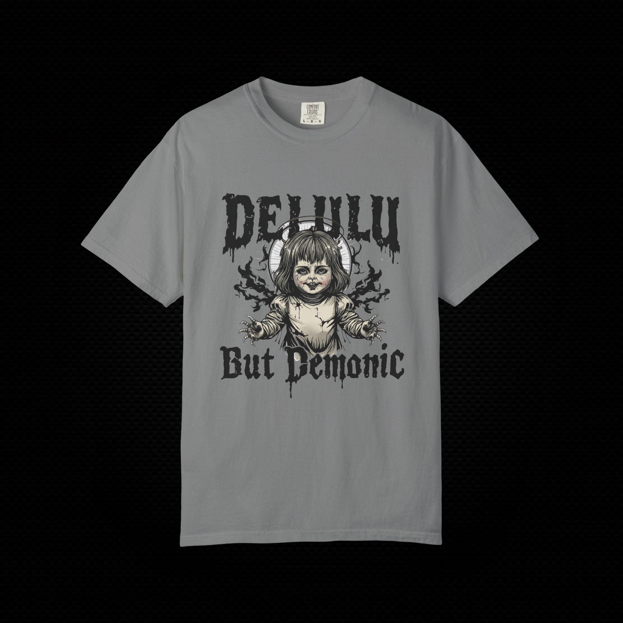 Delulu but Demonic Creepy Doll T-Shirt