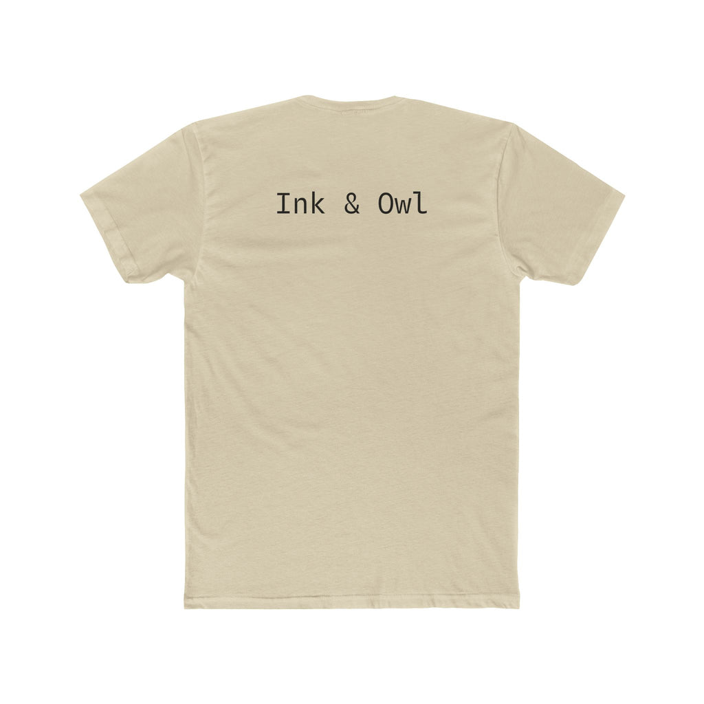 Owl Illustration Tee — “Perspective Changes Everything” Graphic T-Shirt