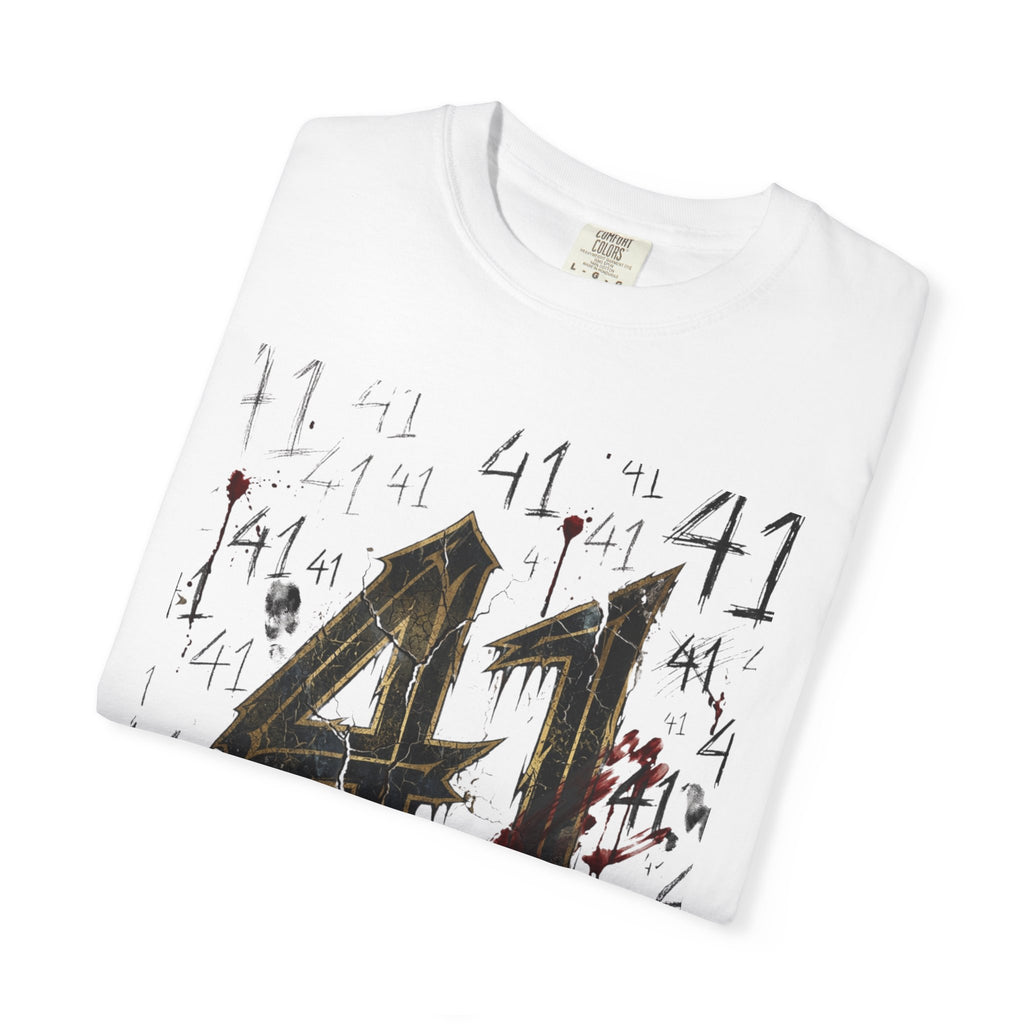 41 Graphic T-Shirt — Distressed Grunge Song Tee