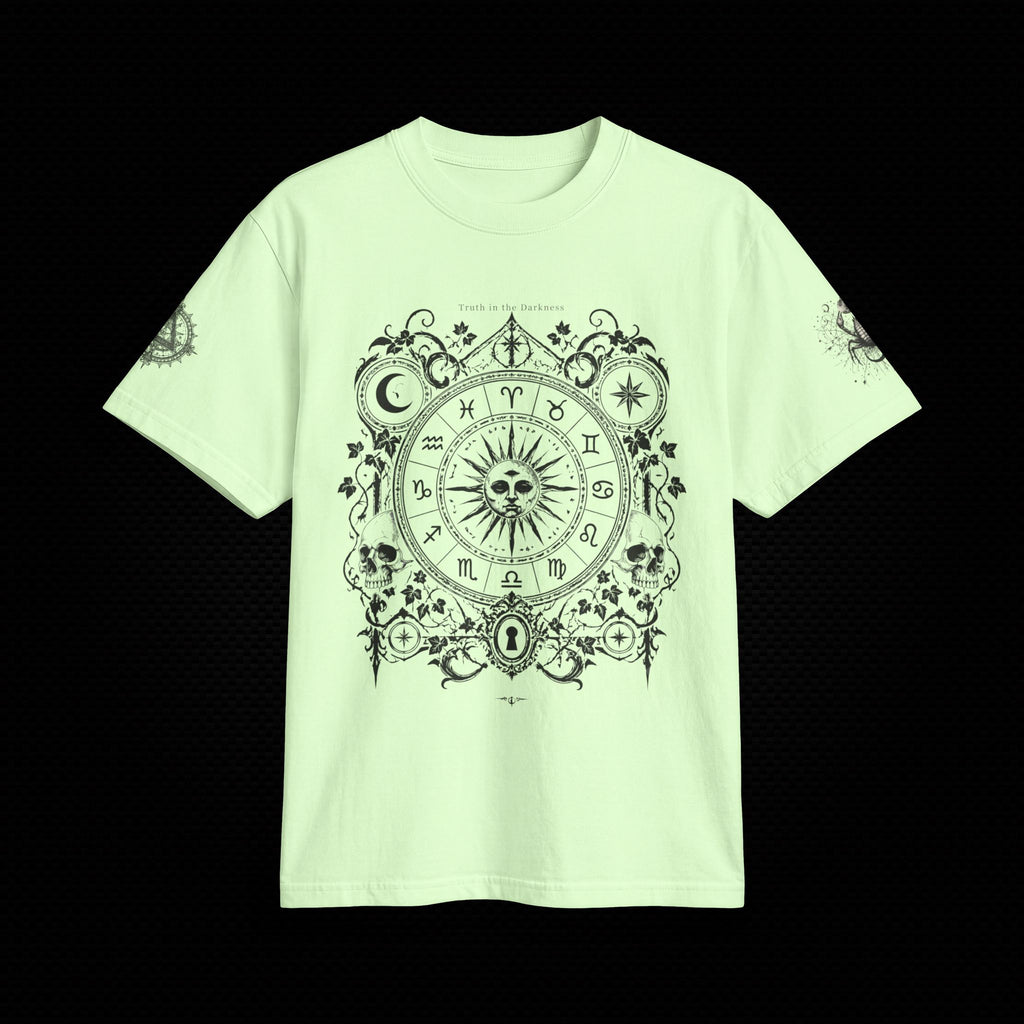 Truth in the Darkness Celestial Zodiac Tee