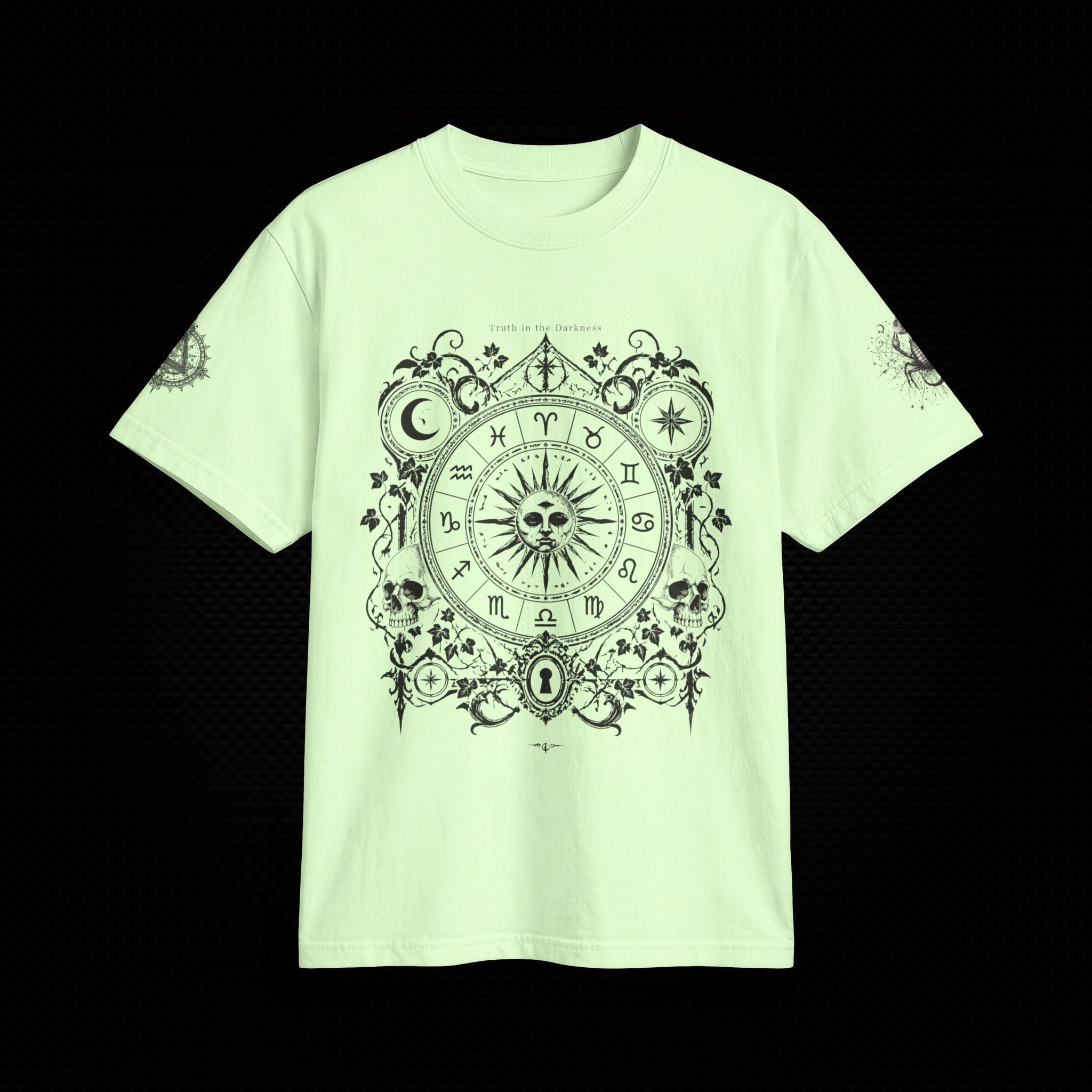 Truth in the Darkness Celestial Zodiac Tee