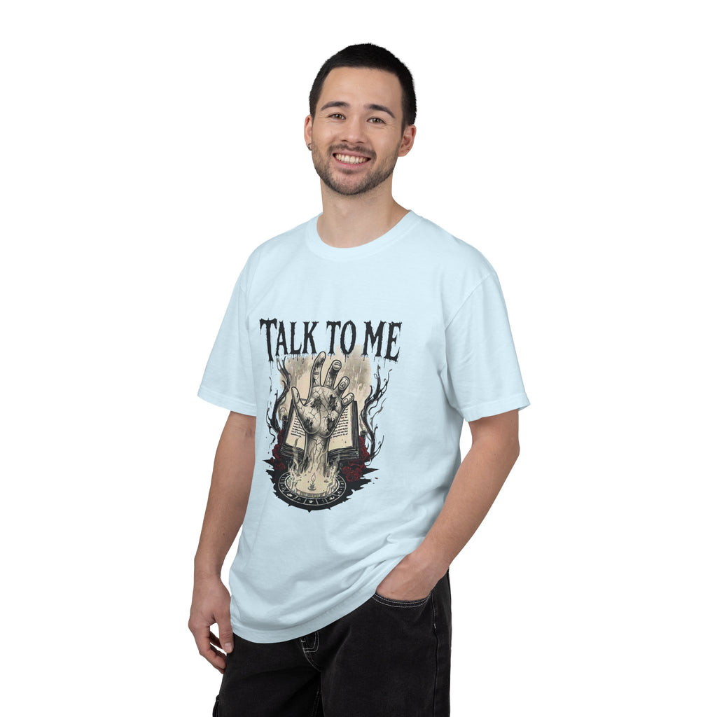 Talk To Me Occult T-Shirt — Haunted Ouija Hand Graphic Tee