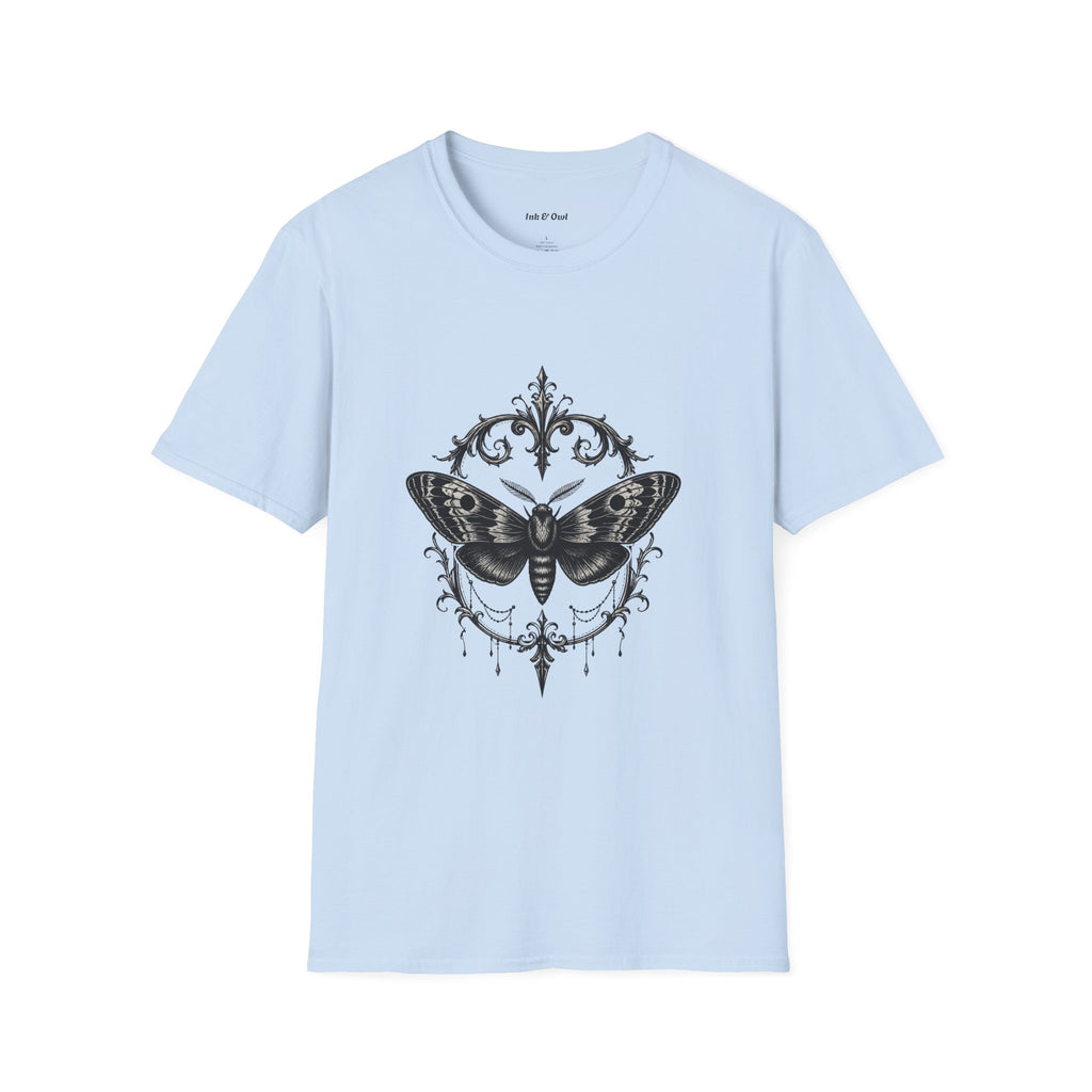 T-Shirt — Vintage Moth Ornamental Graphic Tee