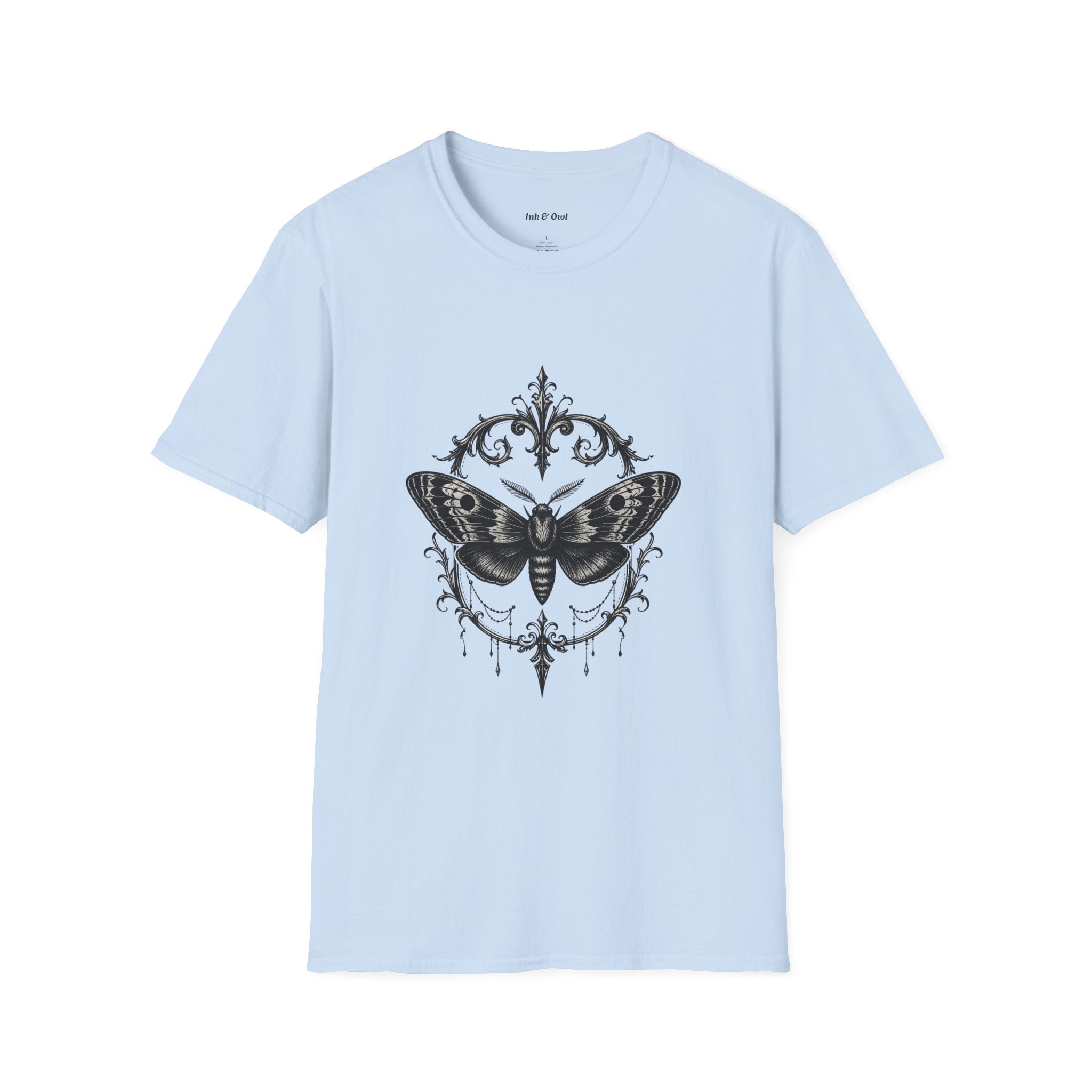 T-Shirt — Vintage Moth Ornamental Graphic Tee