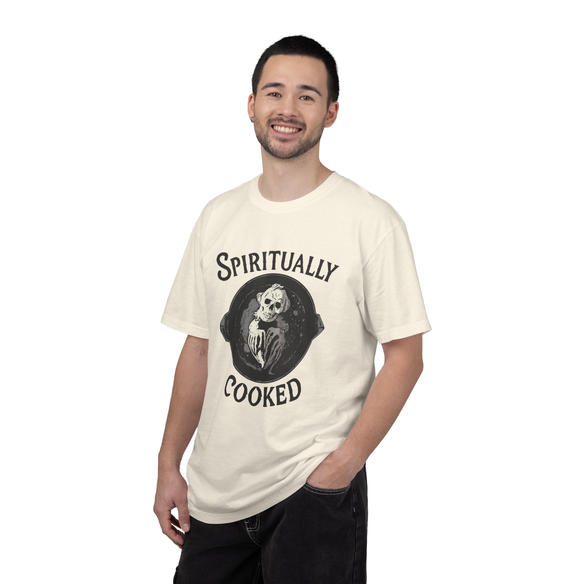 Spiritually Cooked T-Shirt — Victorian Chef Graphic Tee