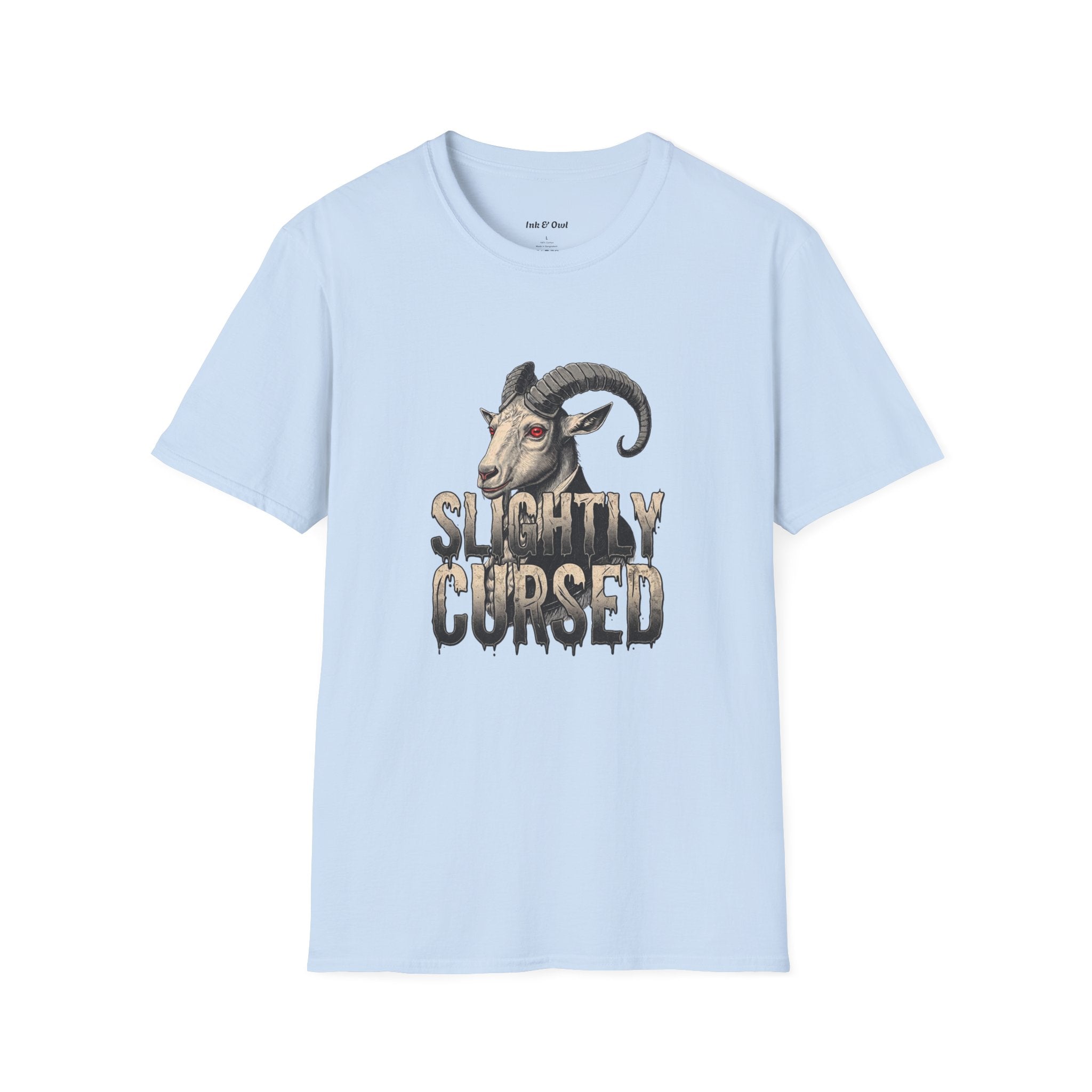 Slightly Cursed Goat T-Shirt — Vintage Graphic Tee