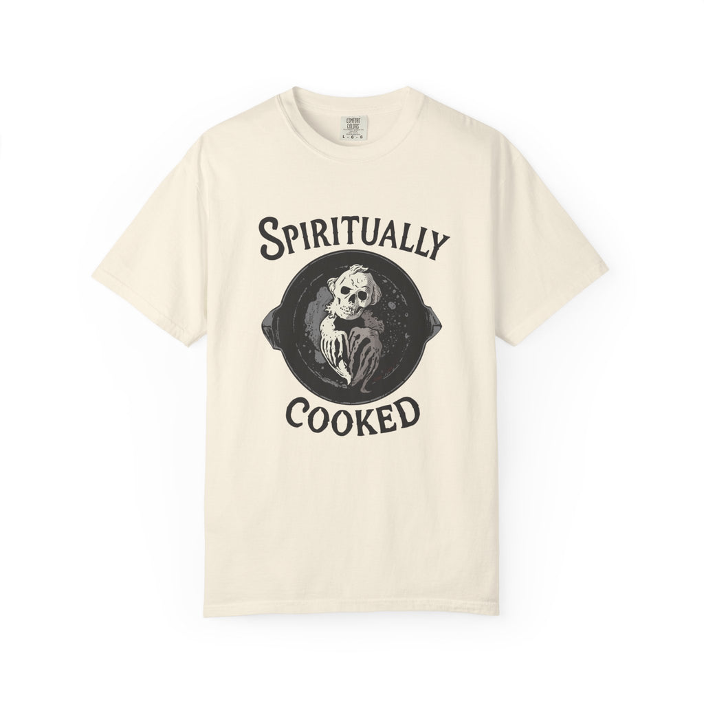 Spiritually Cooked T-Shirt — Victorian Chef Graphic Tee