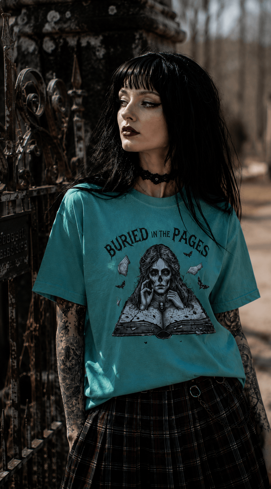 Buried in the Pages Booklover Tee