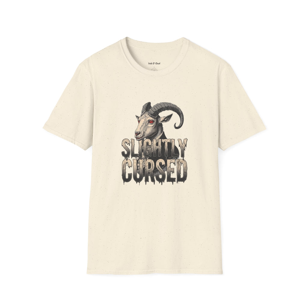 Slightly Cursed Goat T-Shirt — Vintage Graphic Tee