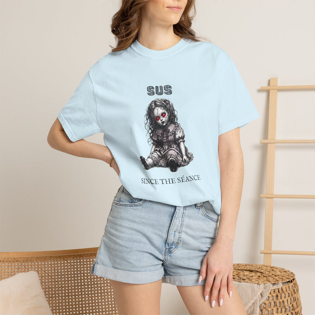 Sus Since the Séance Doll T‑Shirt — Gothic Horror Tee