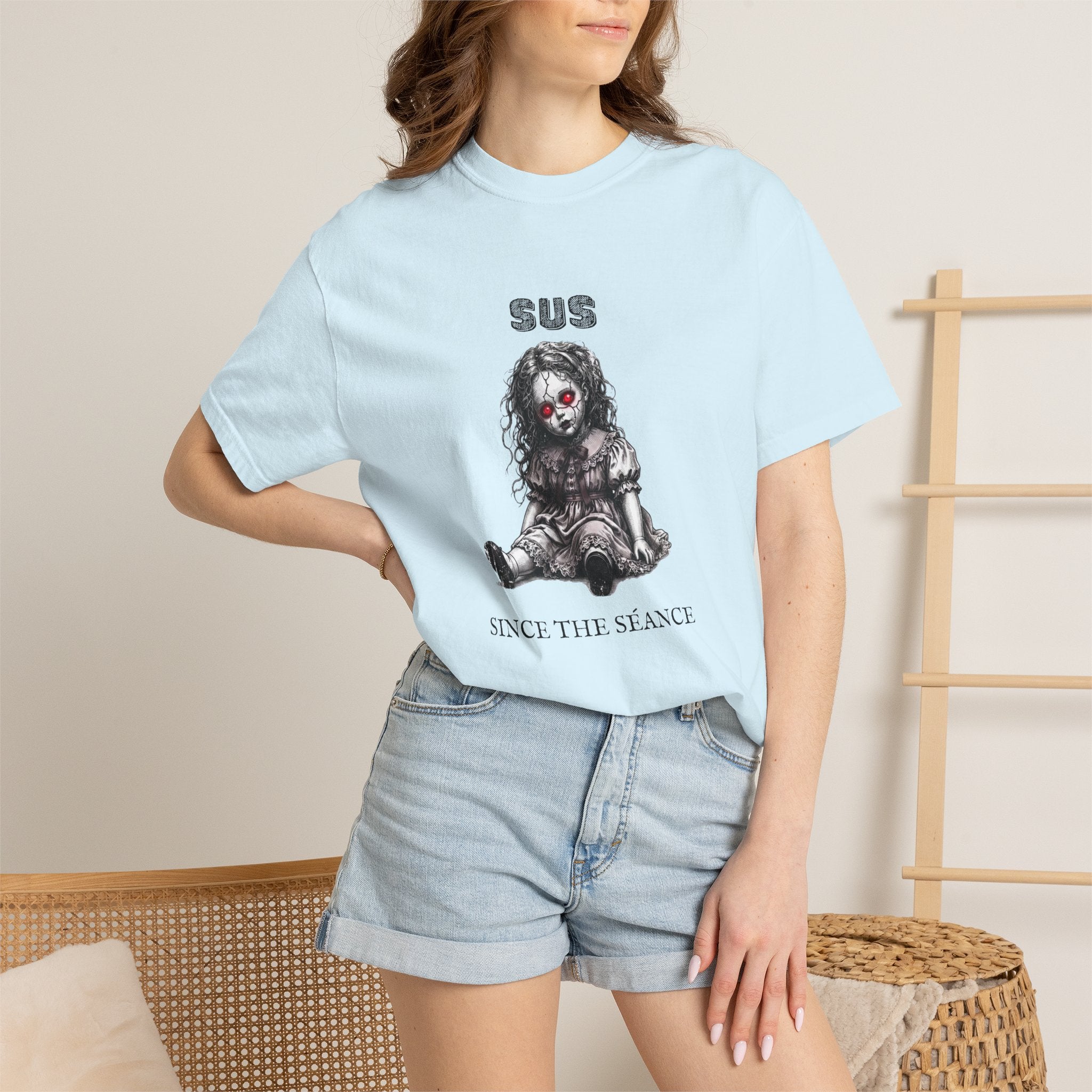Sus Since the Séance Doll T‑Shirt — Gothic Horror Tee