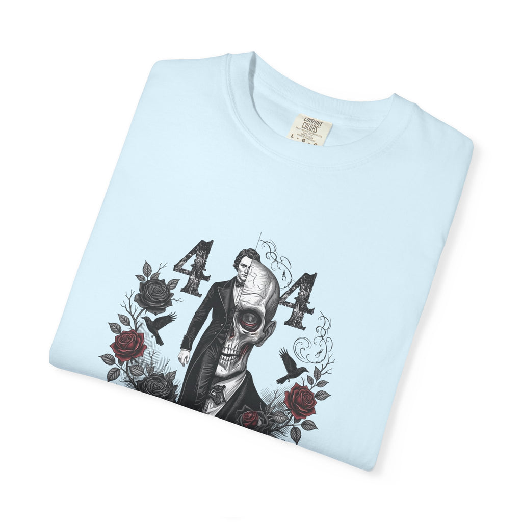 404 Coded Soul Not Found Gothic T-Shirt – Victorian Zombie Horror Graphic Tee