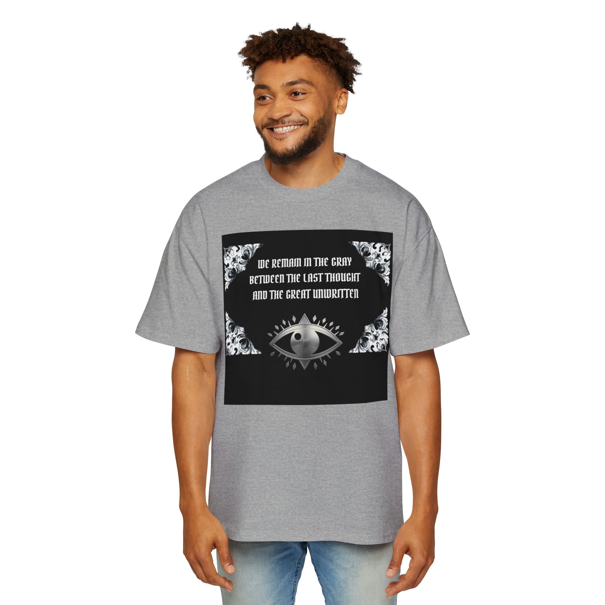 Occult Eye Graphic Tee — "We Remain in the Gray Between the Last Thought and the Great Unwritten"