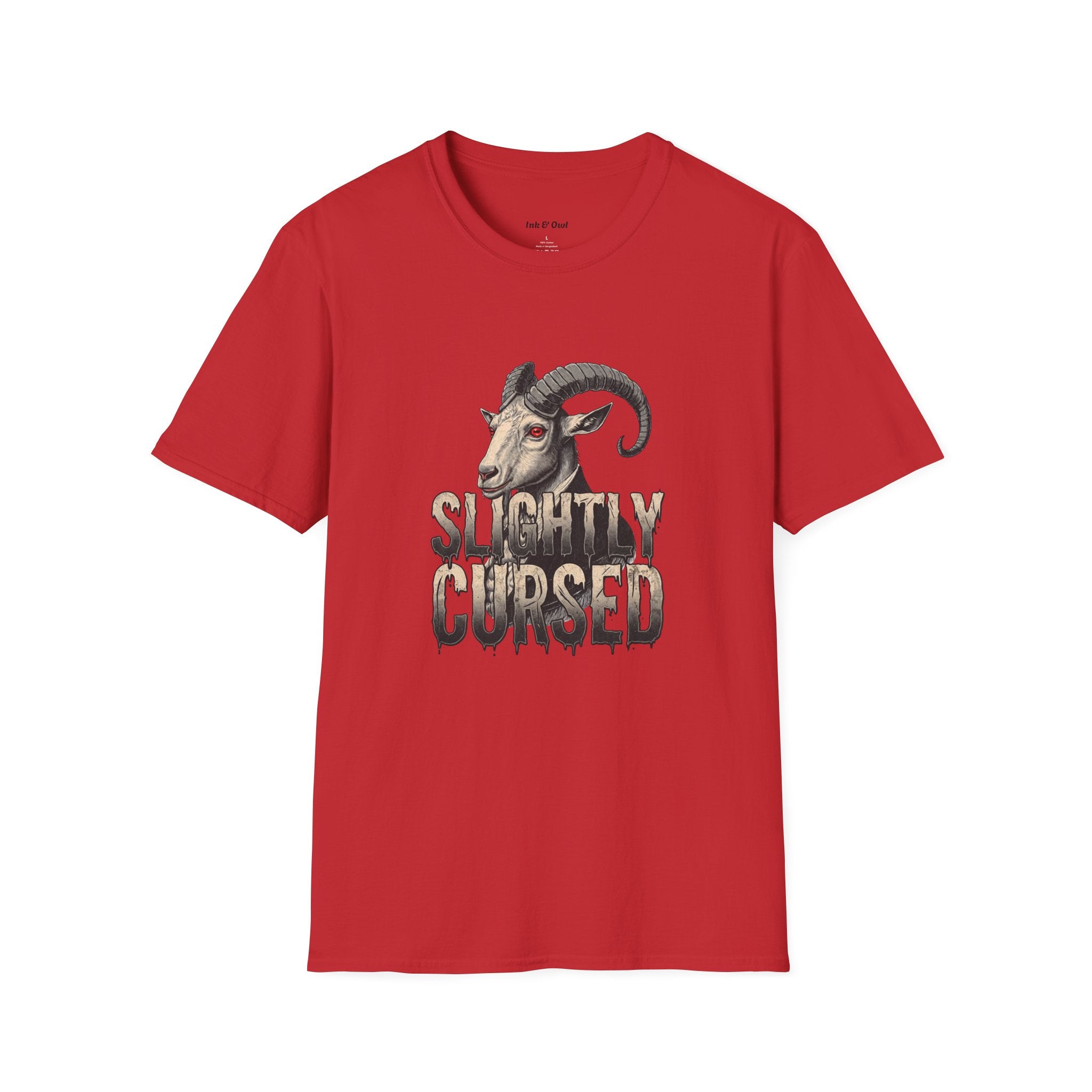 Slightly Cursed Goat T-Shirt — Vintage Graphic Tee