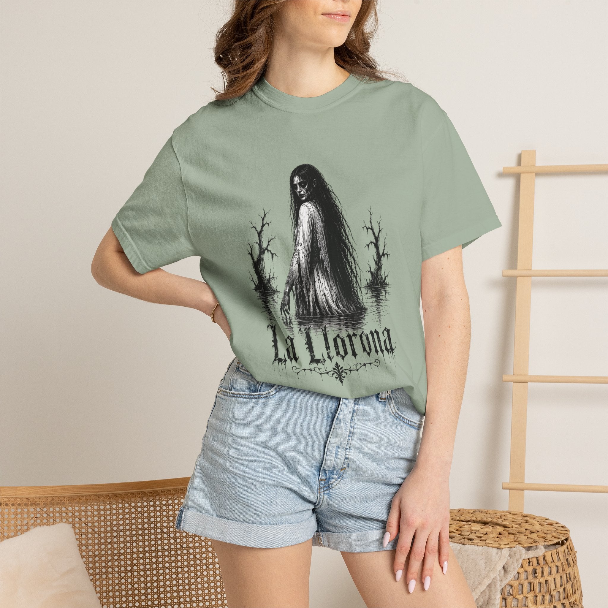 La Llorona Graphic T-Shirt — Haunted Mexican Folklore Tee
