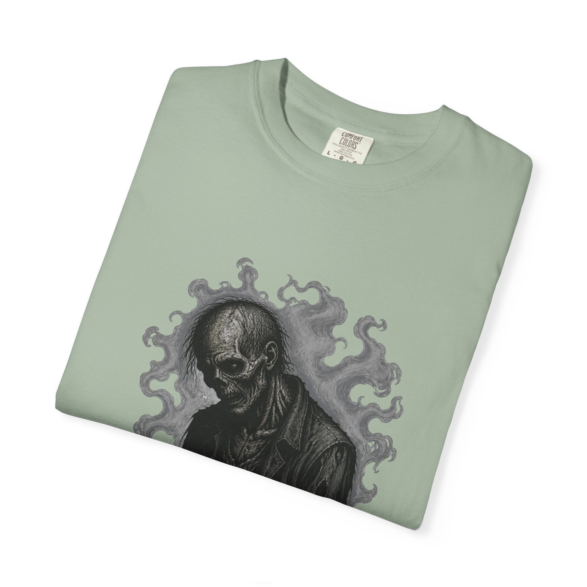 Graphic T-Shirt — "Negative Aura" Skeleton Gothic Tee