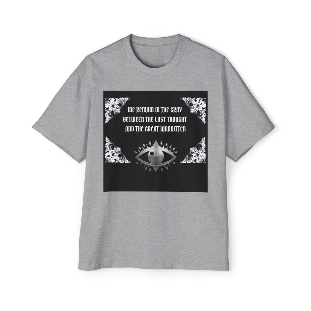 Occult Eye Graphic Tee — "We Remain in the Gray Between the Last Thought and the Great Unwritten"