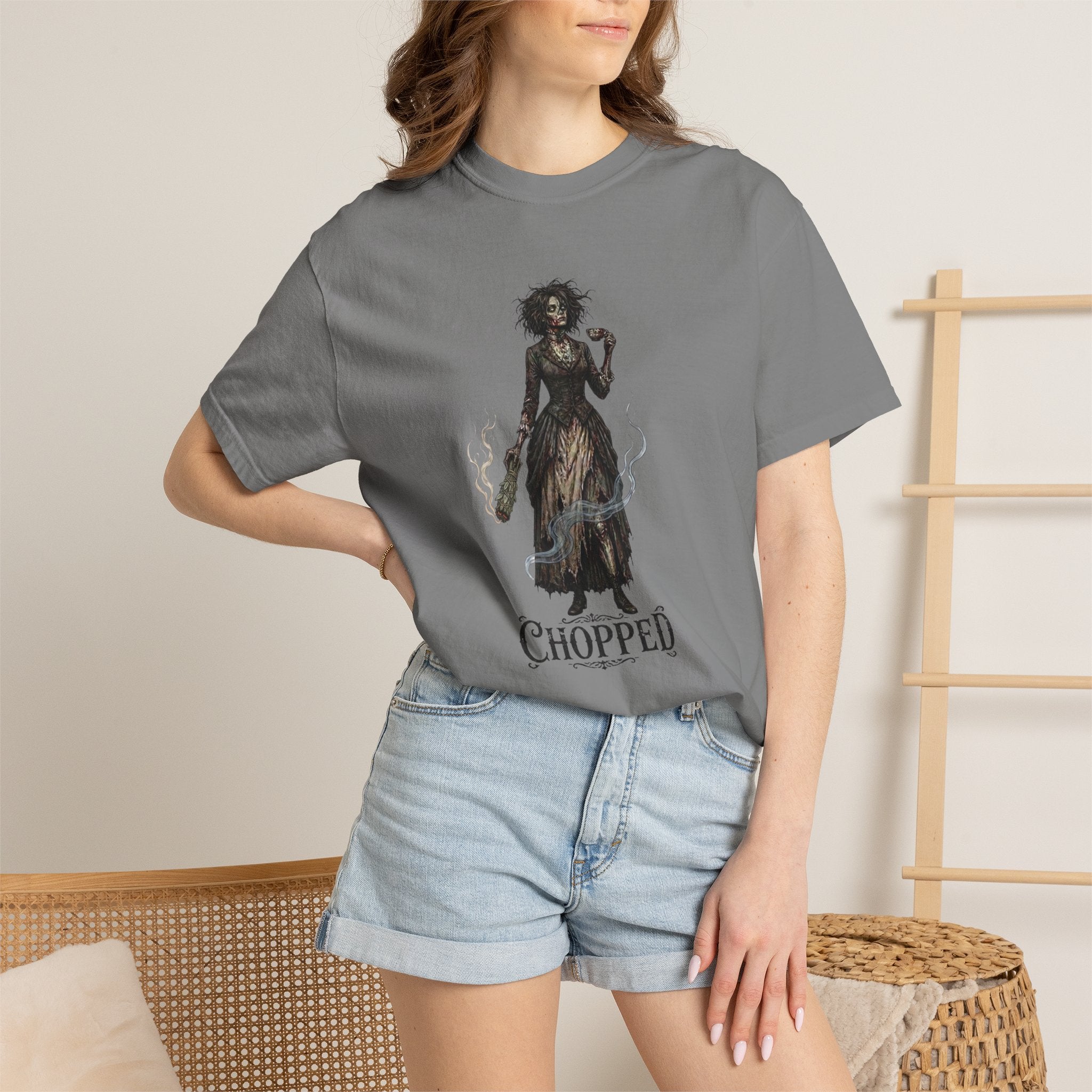 'Chopped' Witch Silhouette Graphic Tee