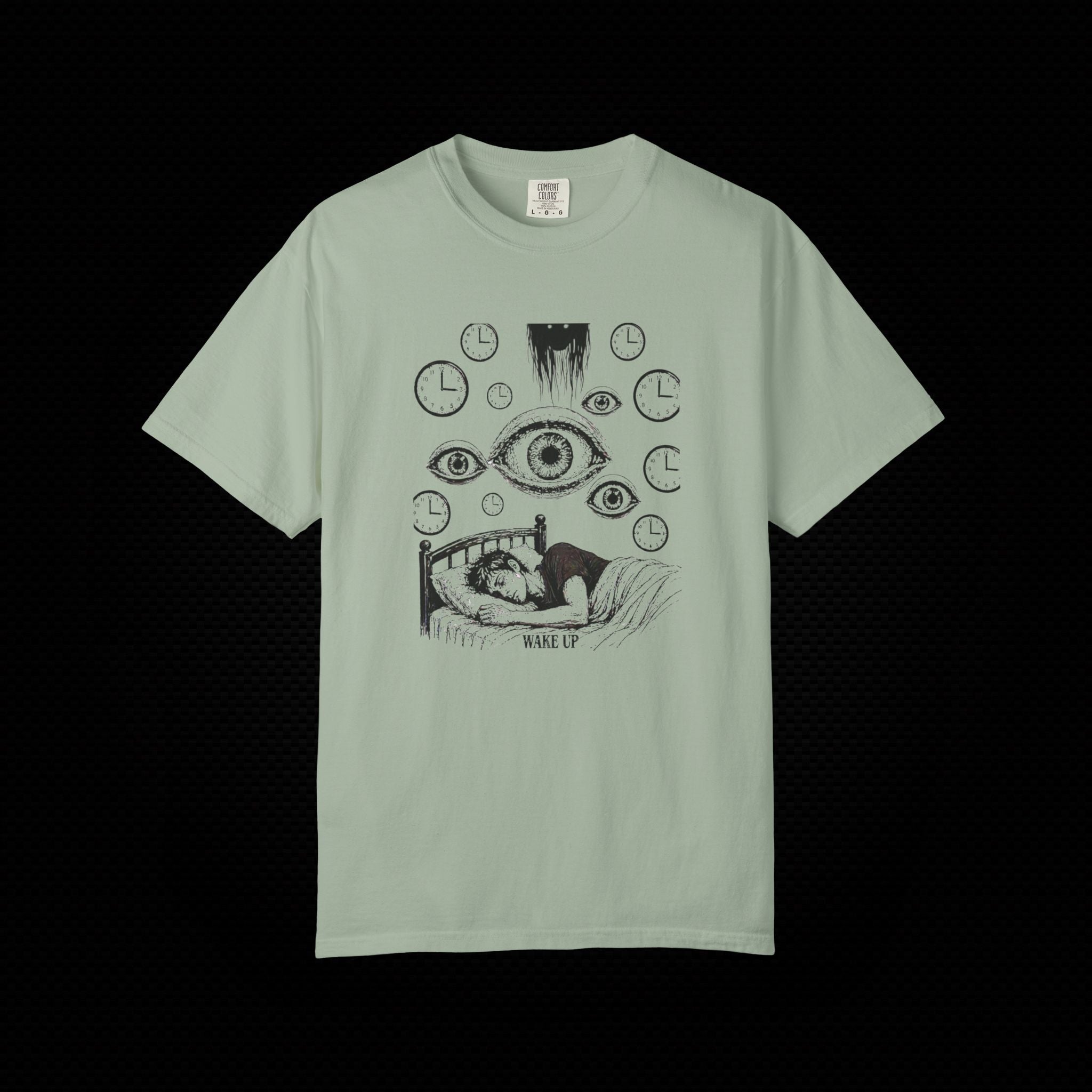 Wake Up Surreal Dream Gothic Graphic T-Shirt