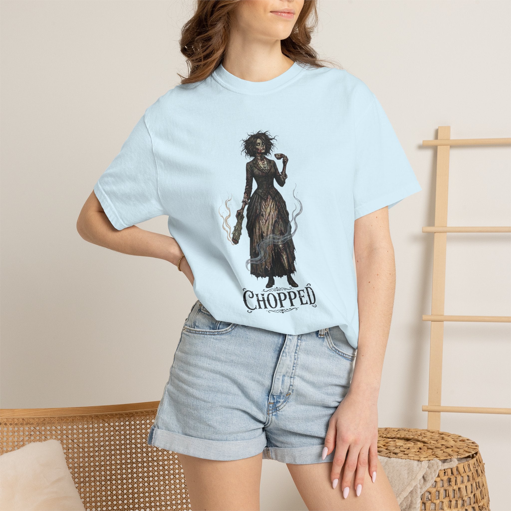 'Chopped' Witch Silhouette Graphic Tee