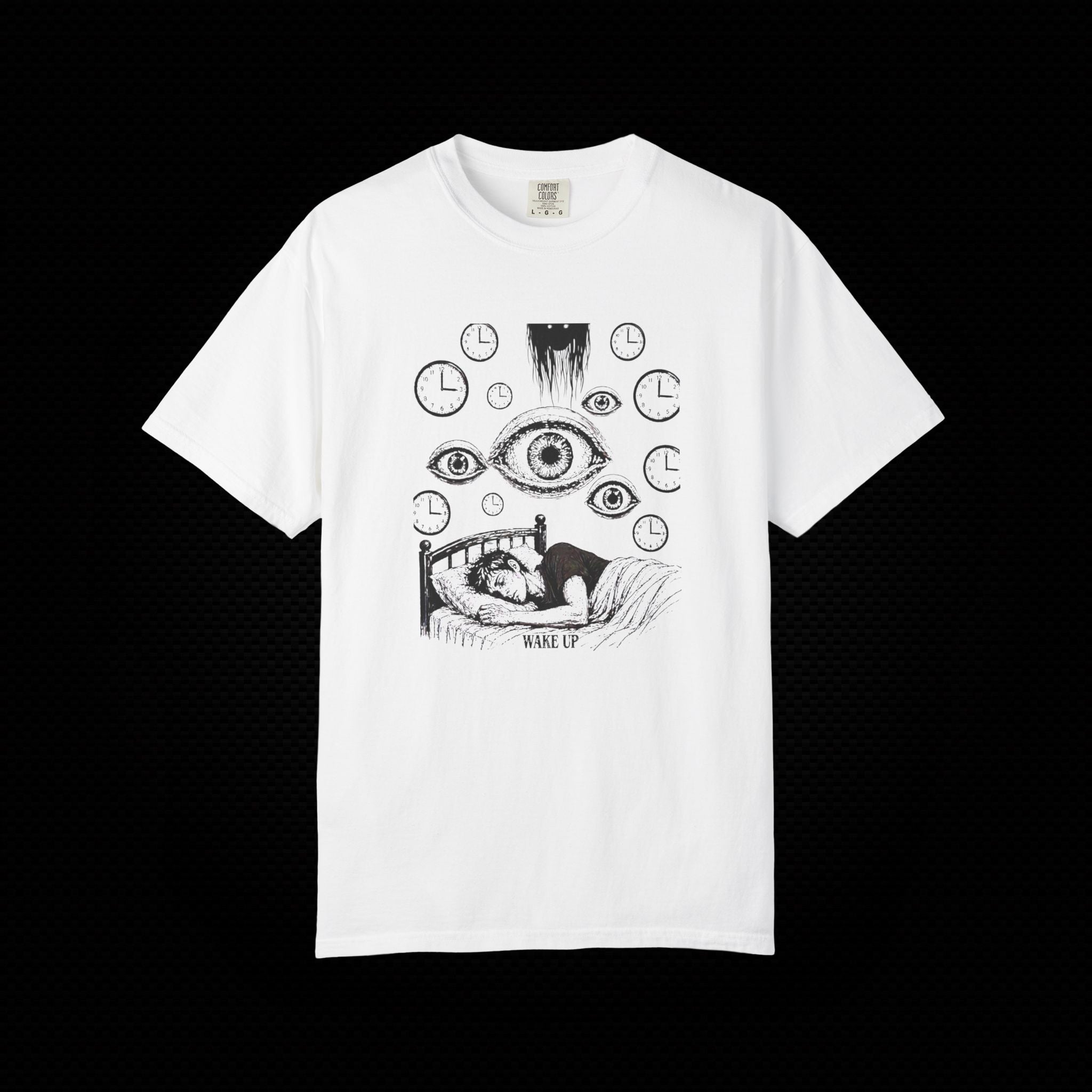Wake Up Surreal Dream Gothic Graphic T-Shirt