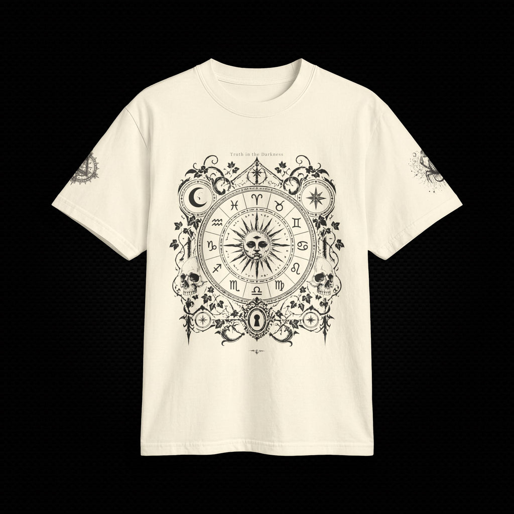 Truth in the Darkness Celestial Zodiac Tee