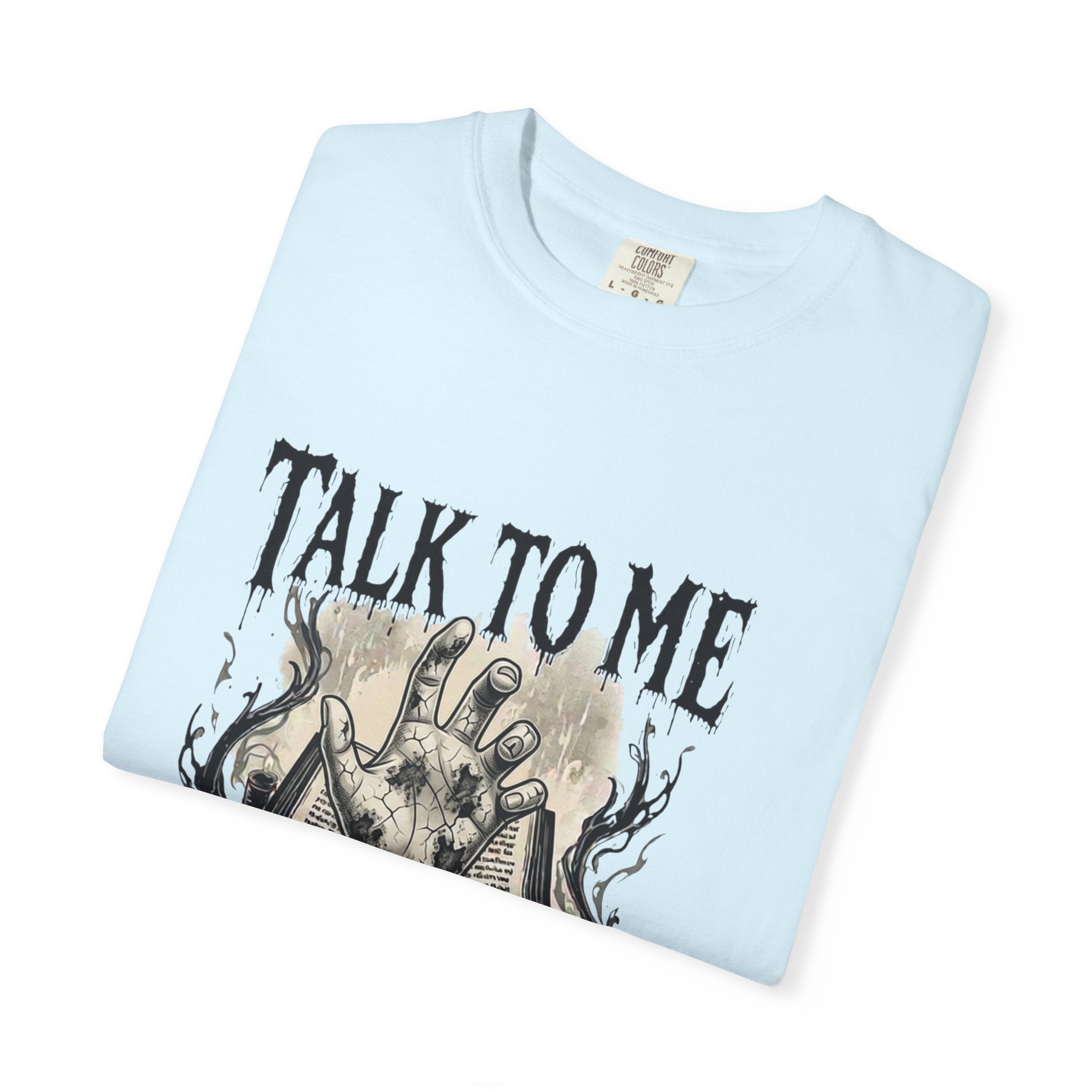 Talk To Me Occult T-Shirt — Haunted Ouija Hand Graphic Tee