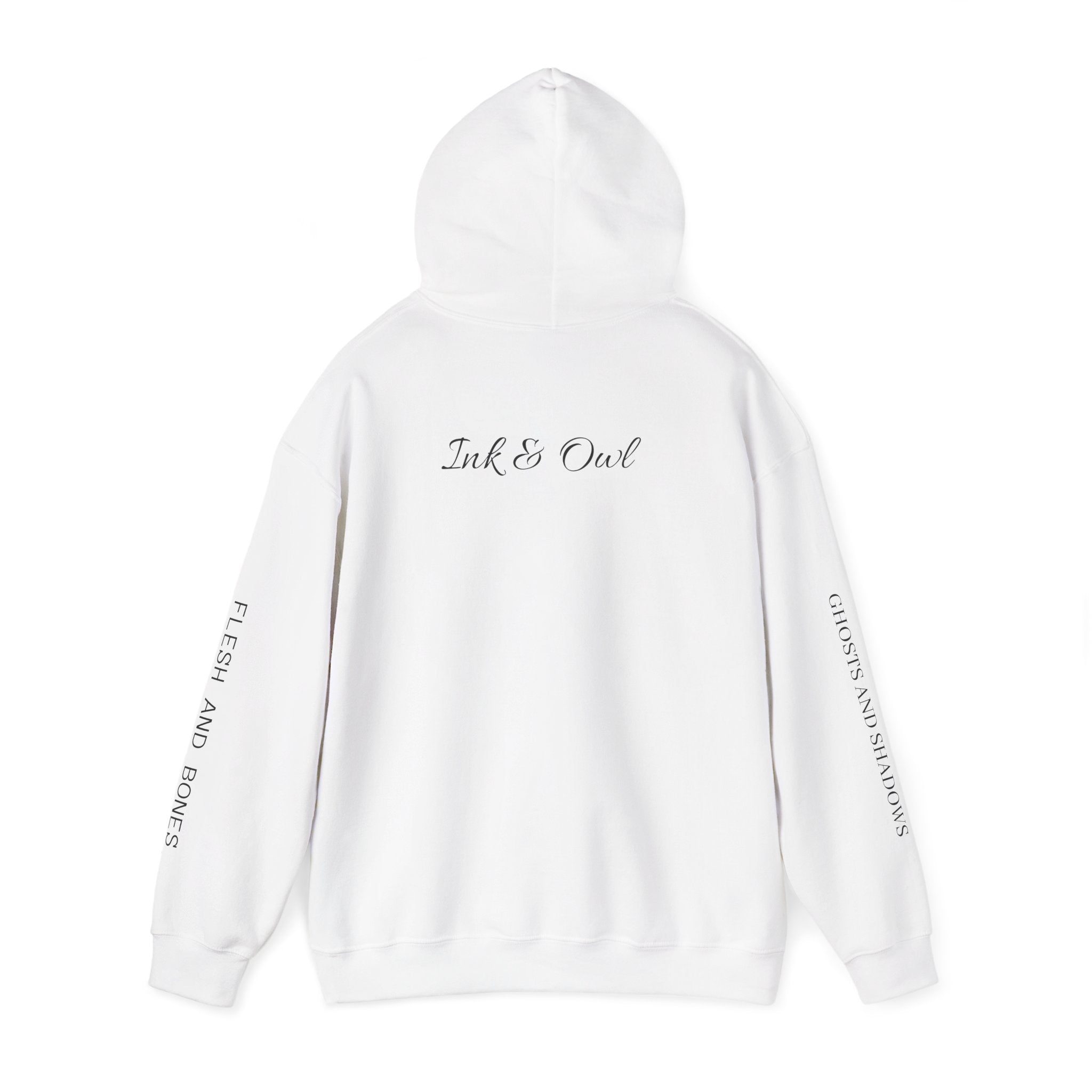 Beautifully Haunted Hoodie — 'Ink & Soul' Gothic Halloween Pullover