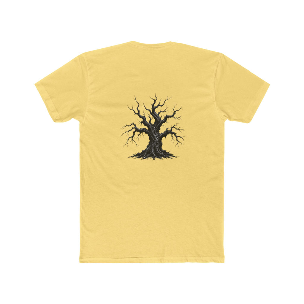 Delightfully Grim Tee — Gothic Raven & Tree Graphic T-Shirt