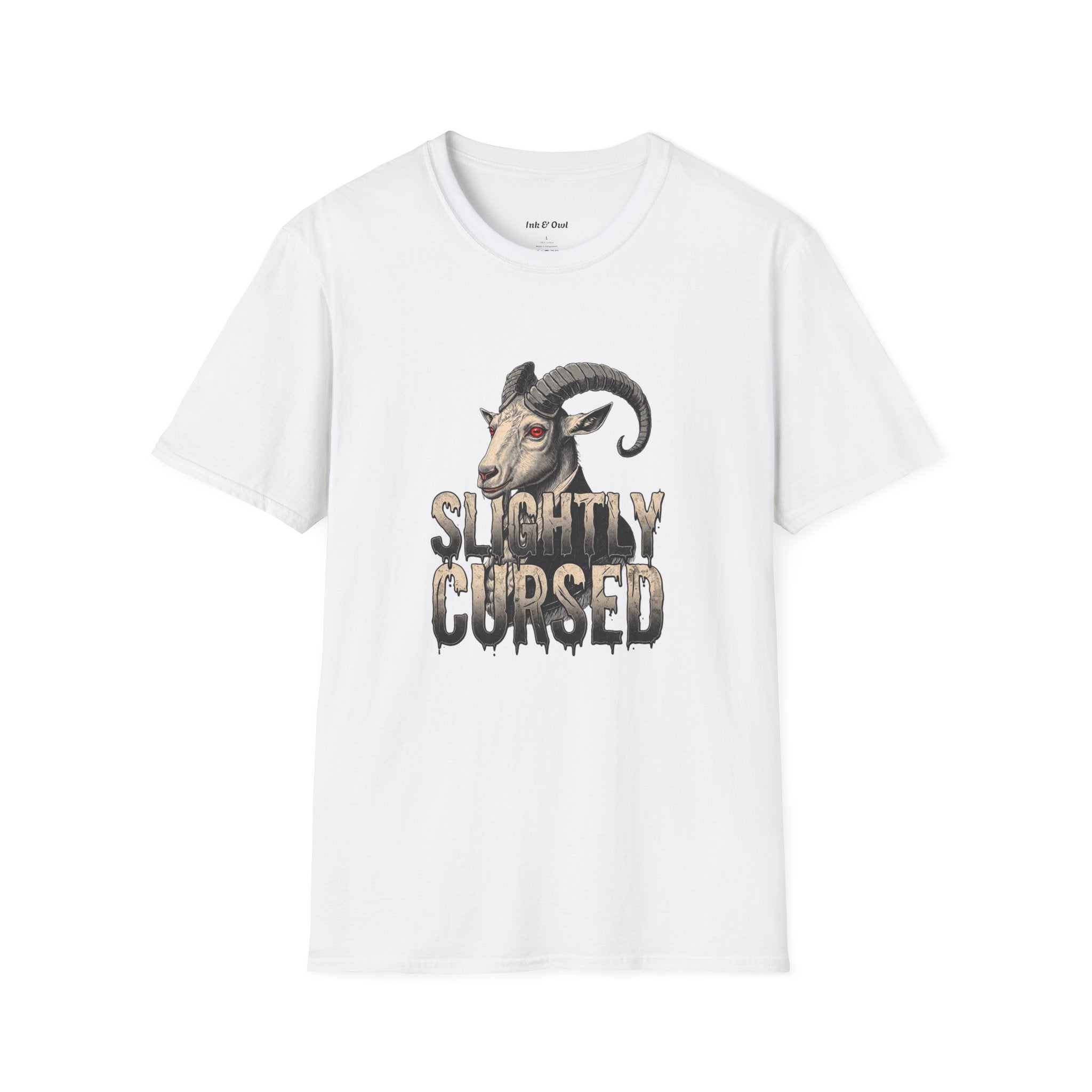 Slightly Cursed Goat T-Shirt — Vintage Graphic Tee
