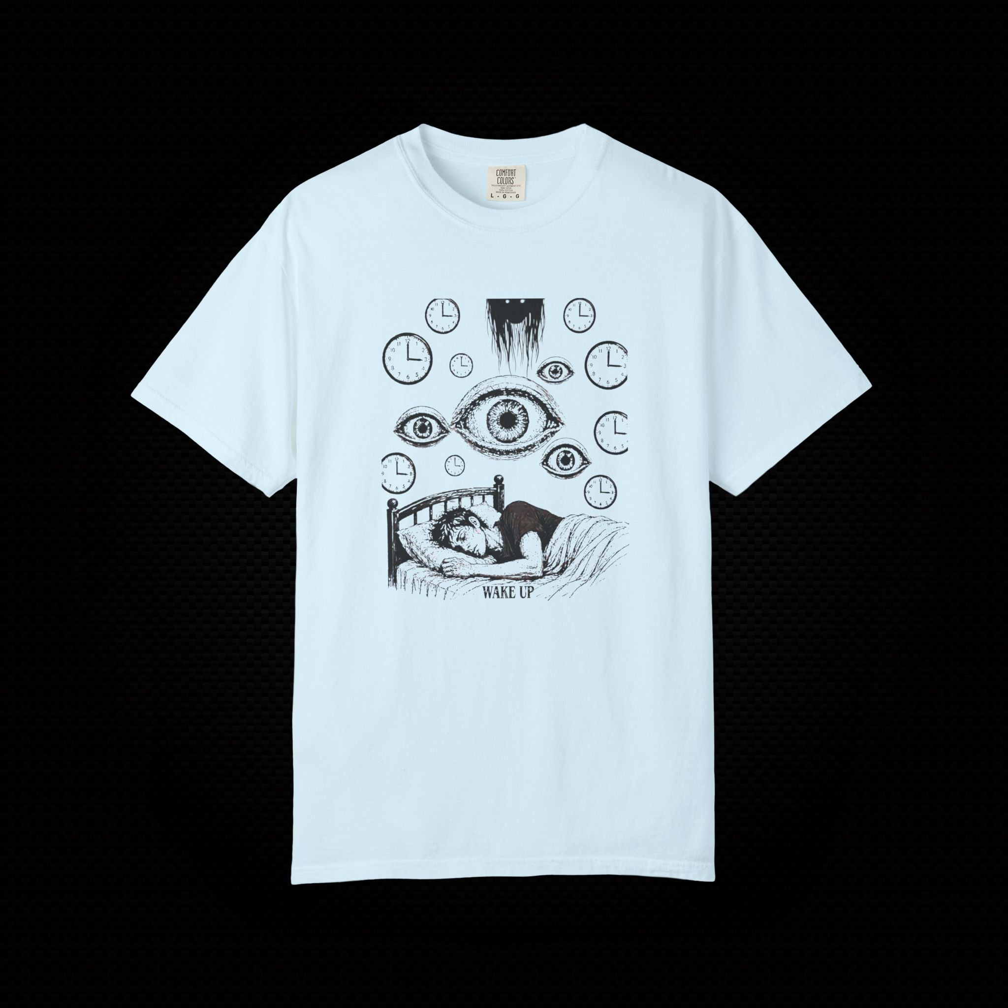 Wake Up Surreal Dream Gothic Graphic T-Shirt