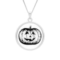 Round Border Photo Pendant