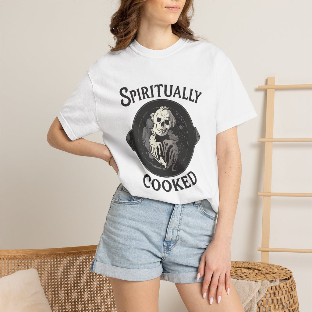 Spiritually Cooked T-Shirt — Victorian Chef Graphic Tee