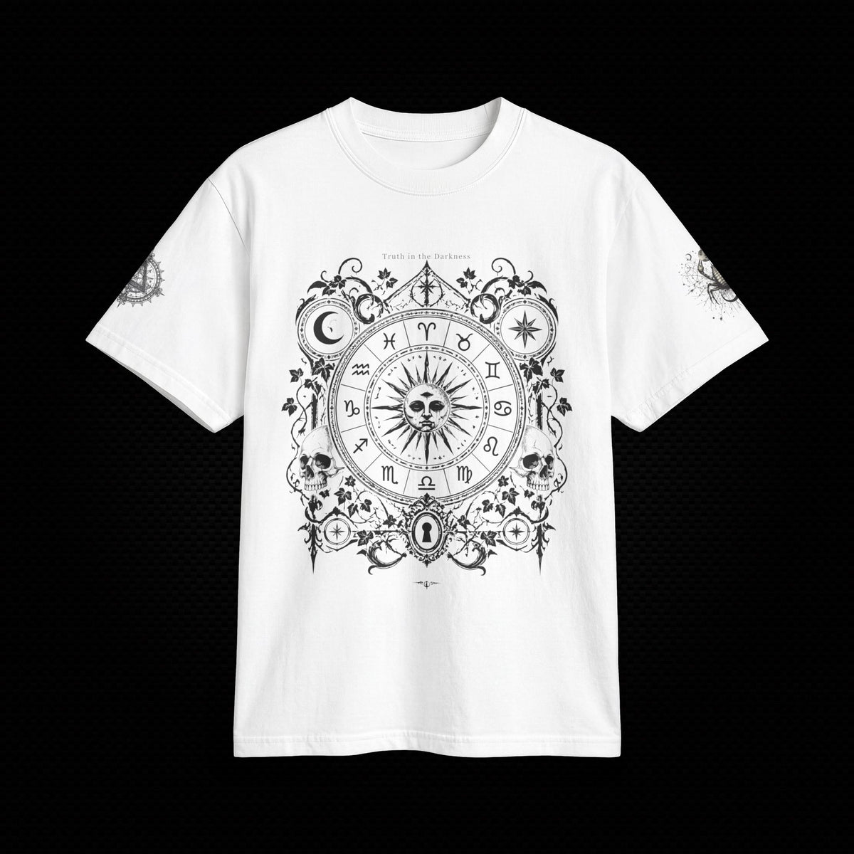 Truth in the Darkness Celestial Zodiac Tee