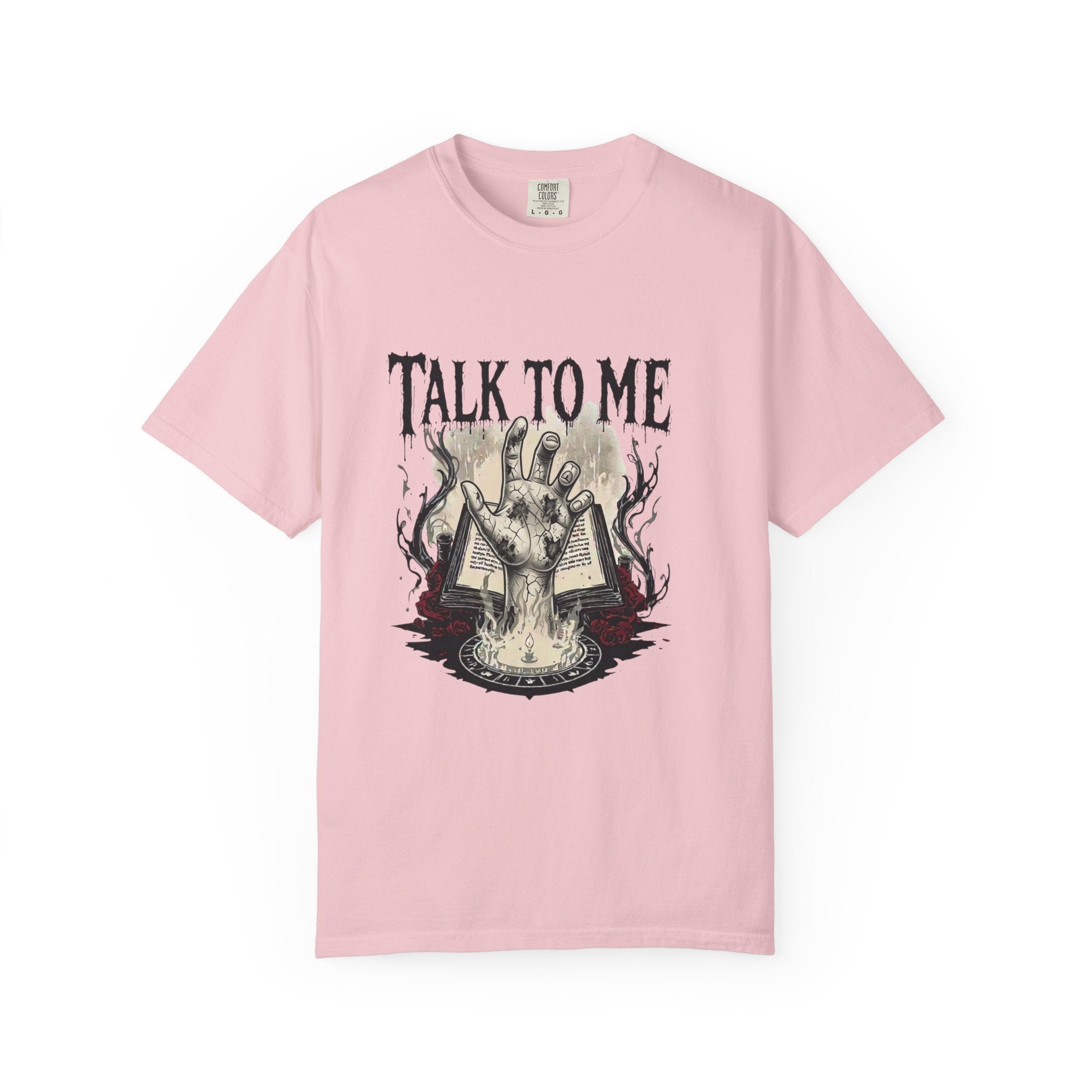 Talk to Me Cursed Hand Graphic T-Shirt