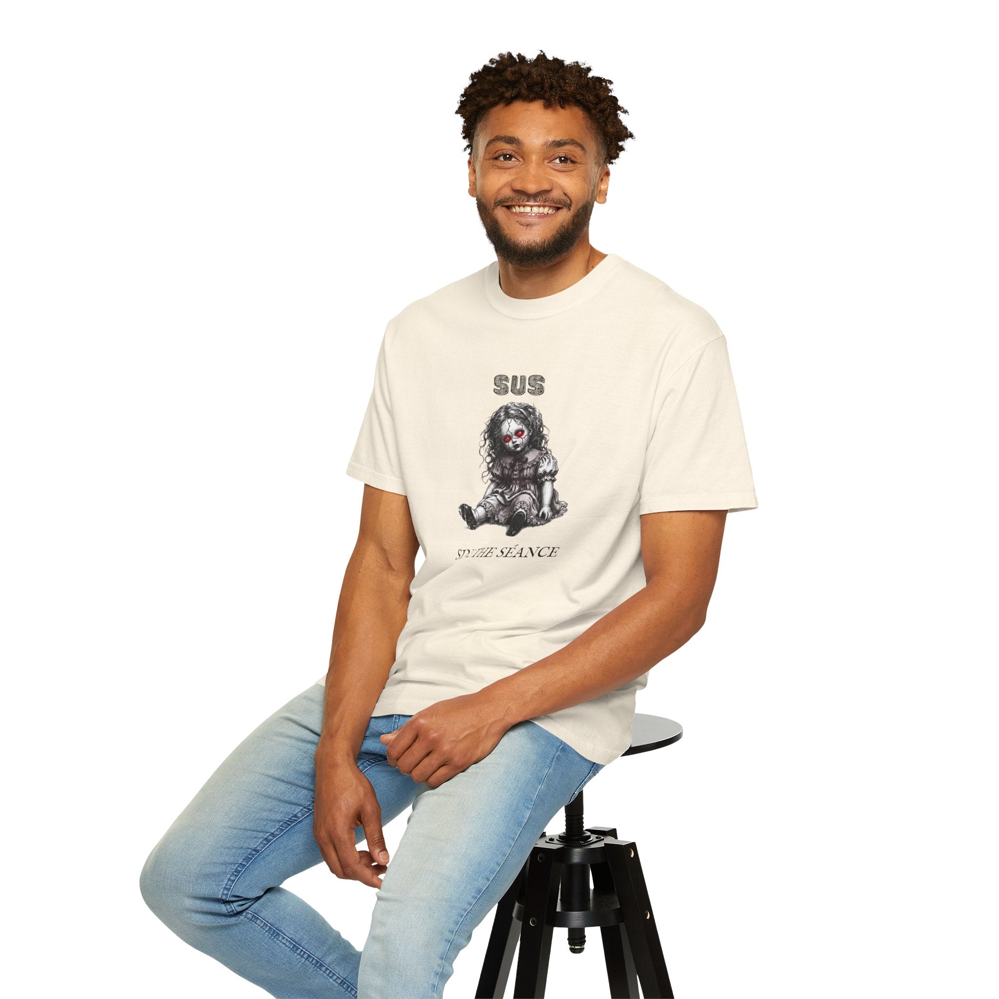Sus Since the Séance Doll T‑Shirt — Gothic Horror Tee