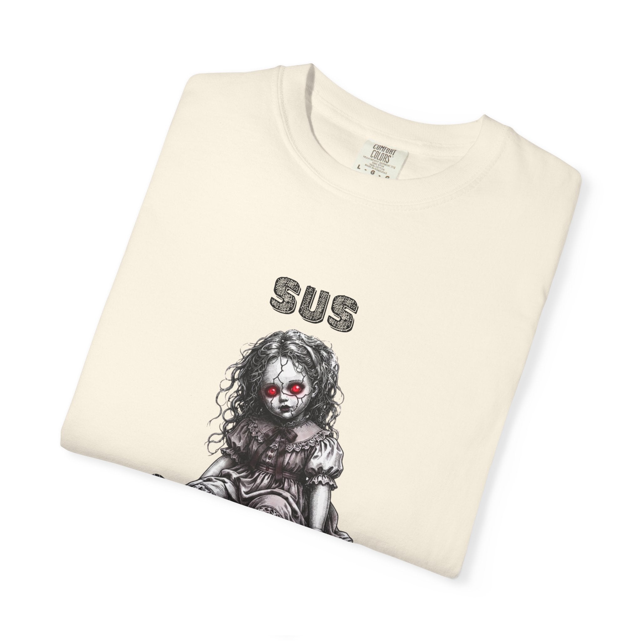 Sus Since the Séance Doll T‑Shirt — Gothic Horror Tee
