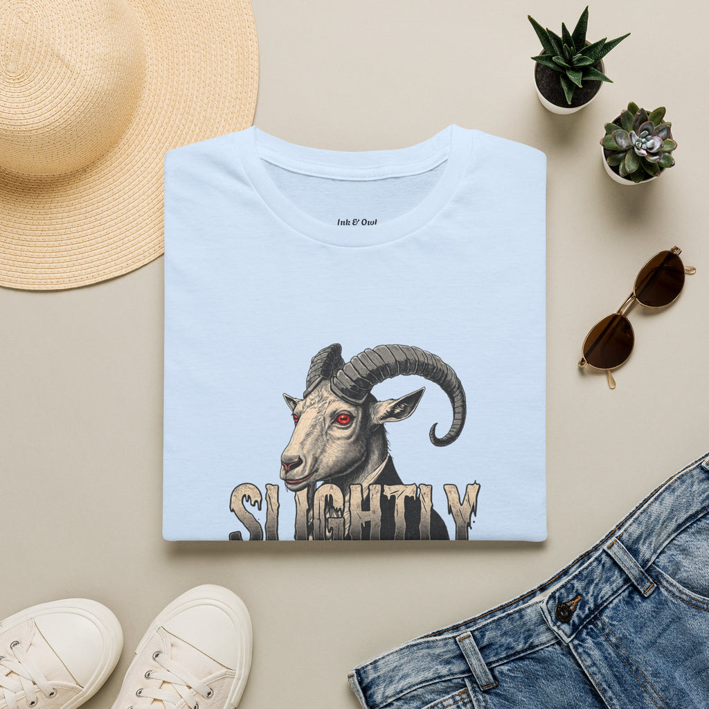 Slightly Cursed Goat T-Shirt — Vintage Graphic Tee