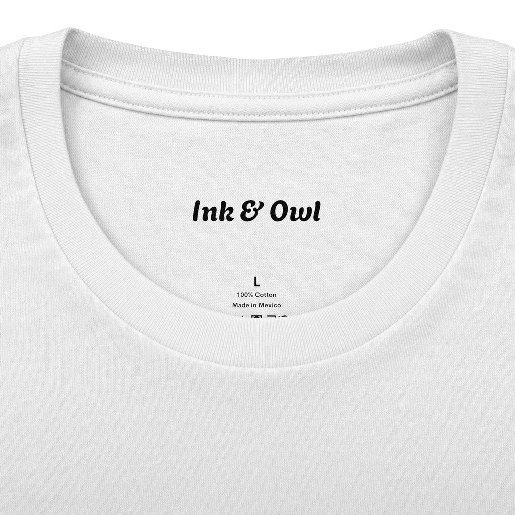 Gothic Window Tee — "We Remain in the Glow Between the Last Thought and the First Memory"