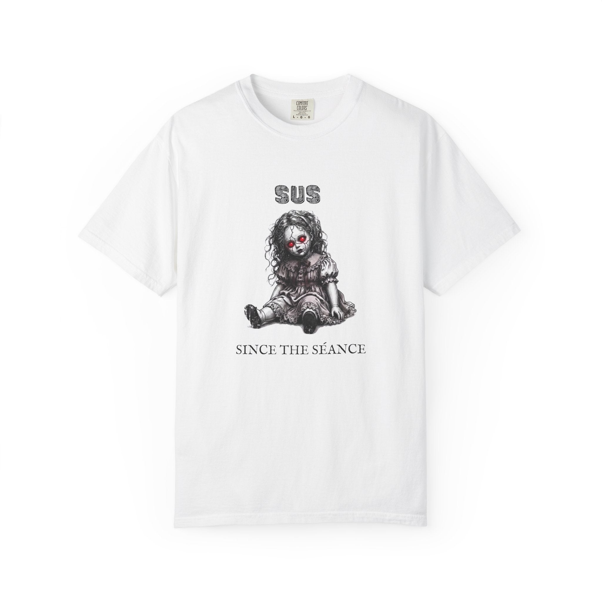 Sus Since the Séance Doll T‑Shirt — Gothic Horror Tee