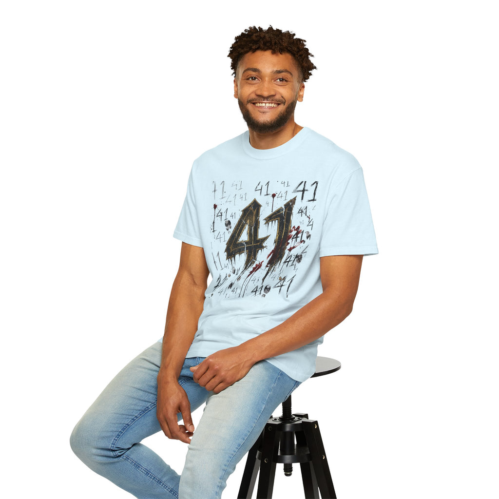 41 Graphic T-Shirt — Distressed Grunge Song Tee