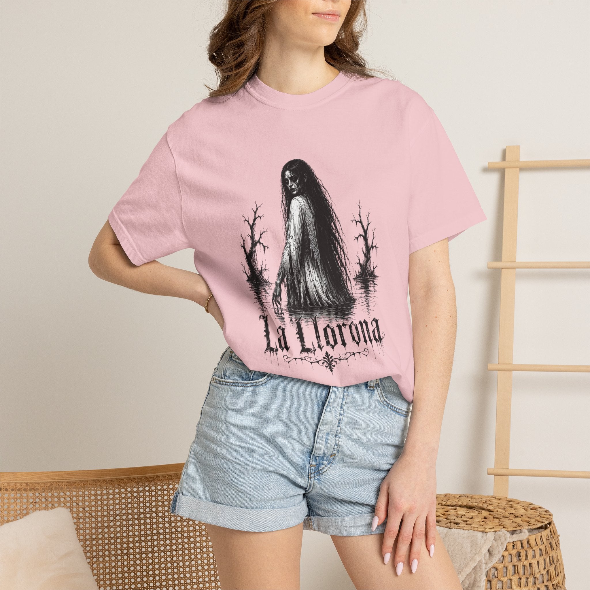 La Llorona Graphic T-Shirt — Haunted Mexican Folklore Tee