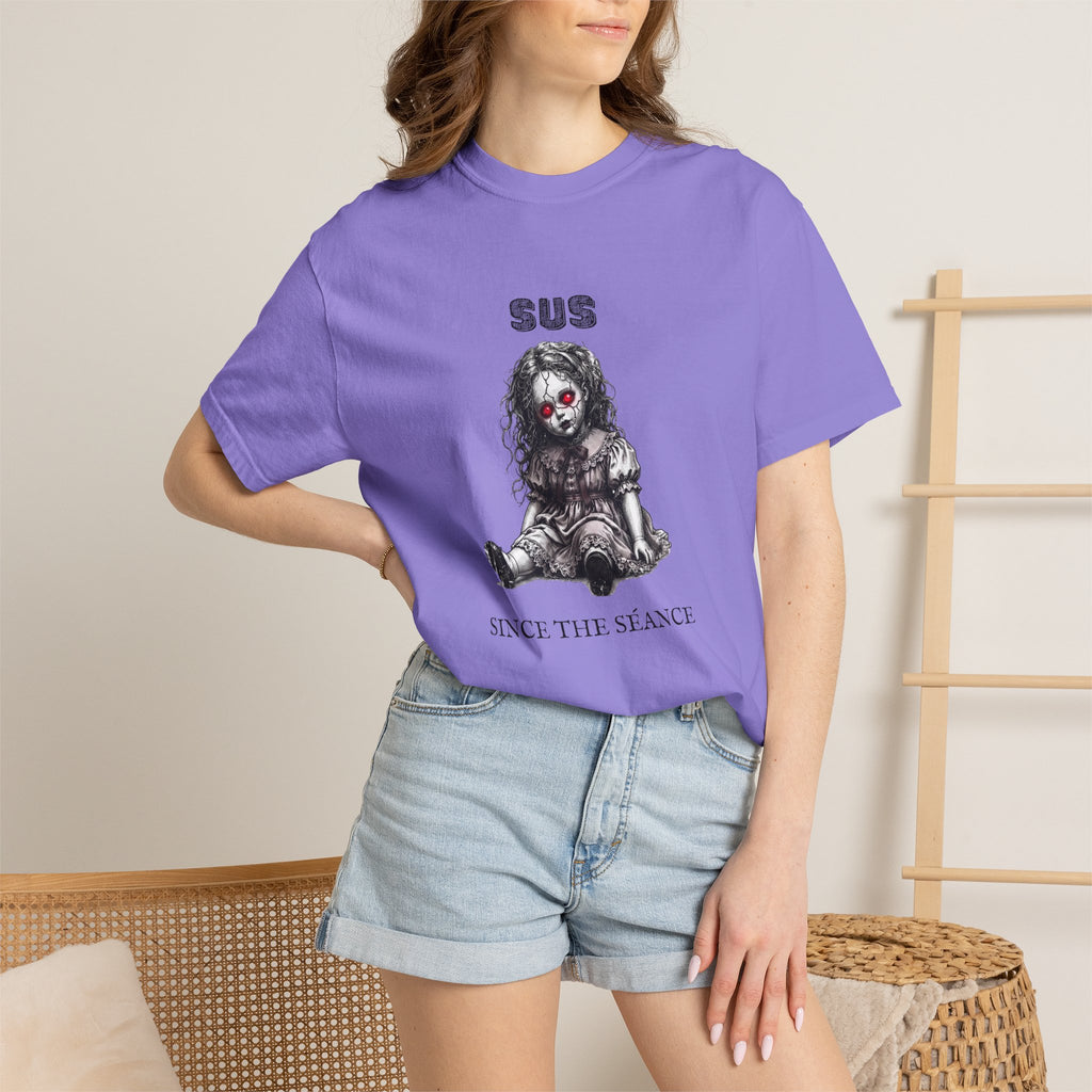 Sus Since the Séance Doll T‑Shirt — Gothic Horror Tee