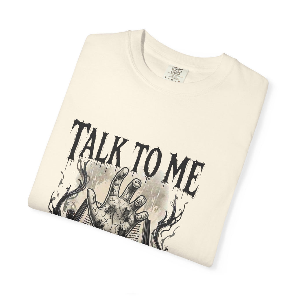 Talk To Me Occult T-Shirt — Haunted Ouija Hand Graphic Tee