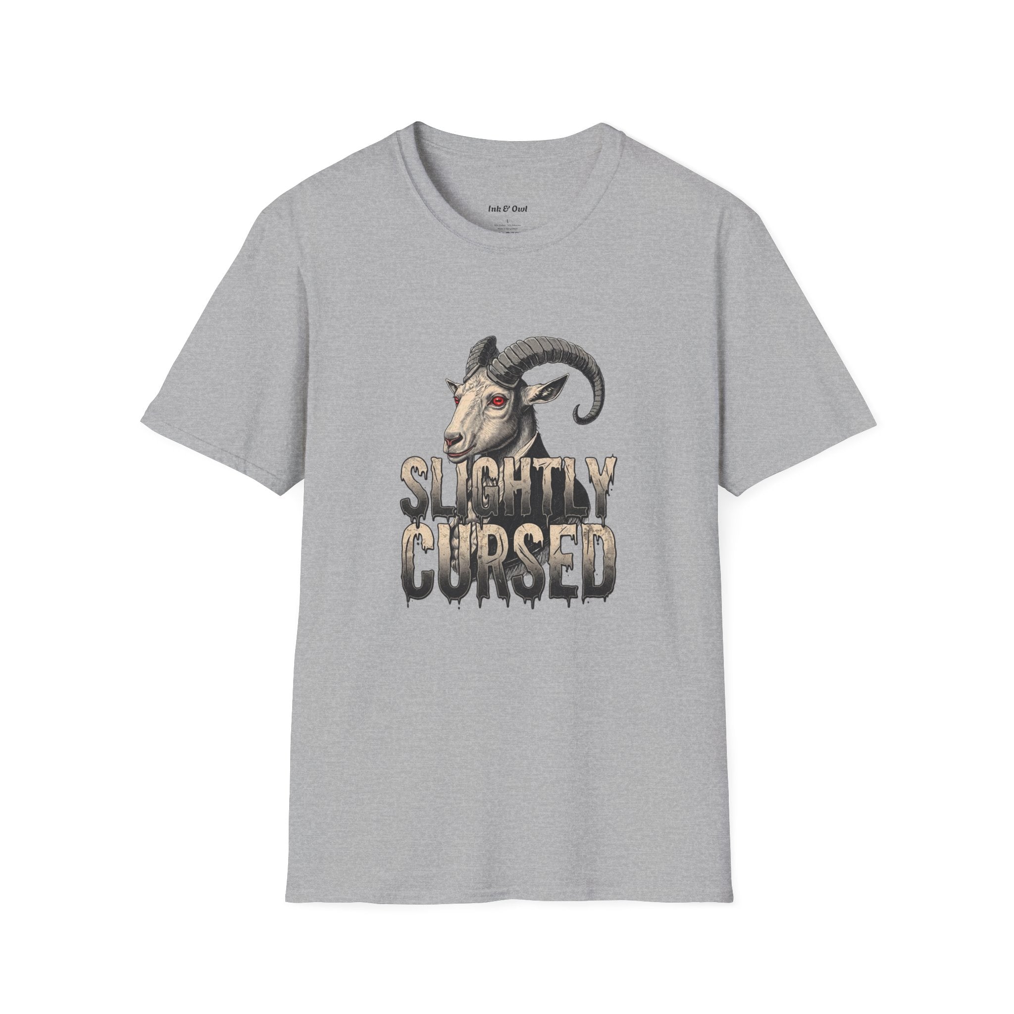 Slightly Cursed Goat T-Shirt — Vintage Graphic Tee
