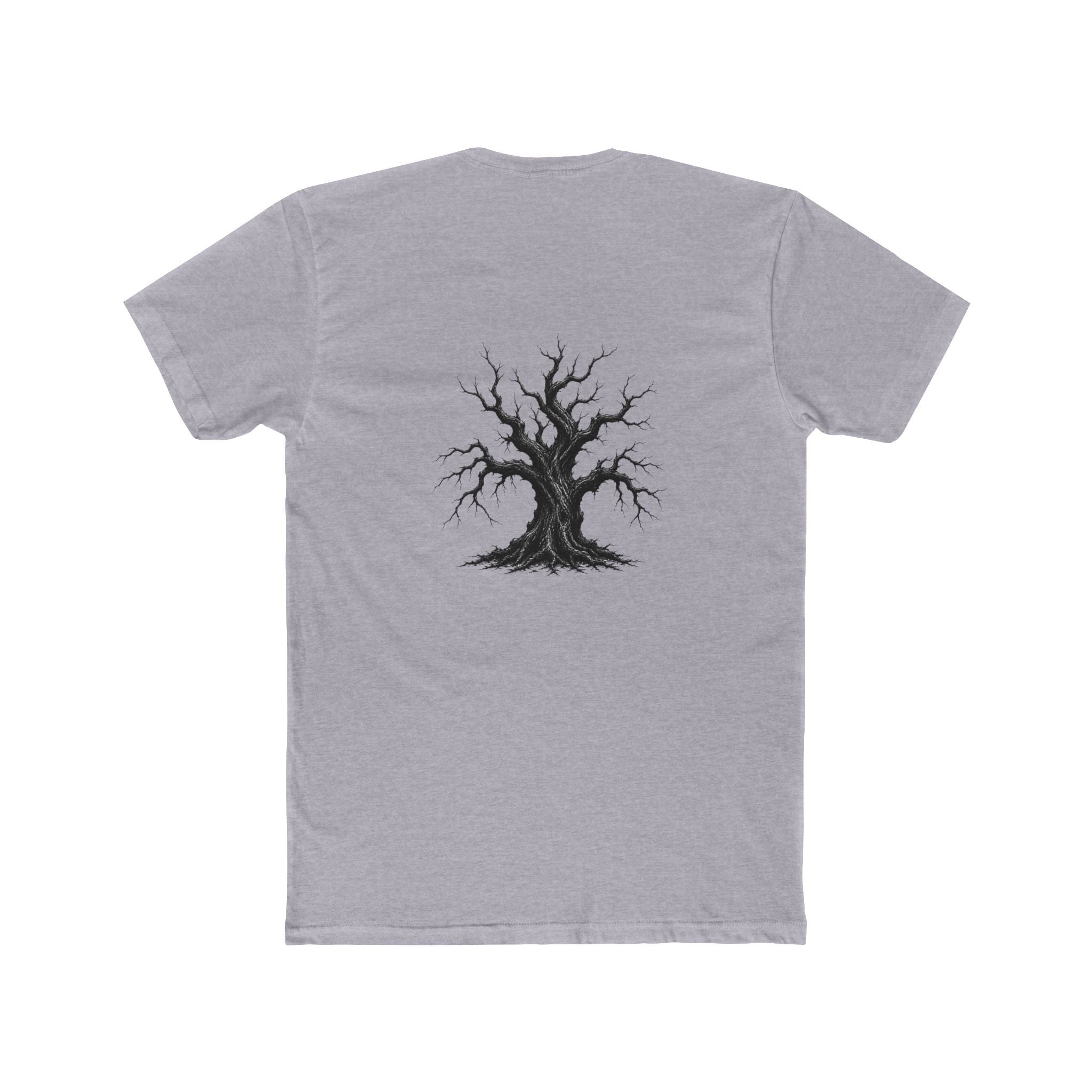 Delightfully Grim Tee — Gothic Raven & Tree Graphic T-Shirt