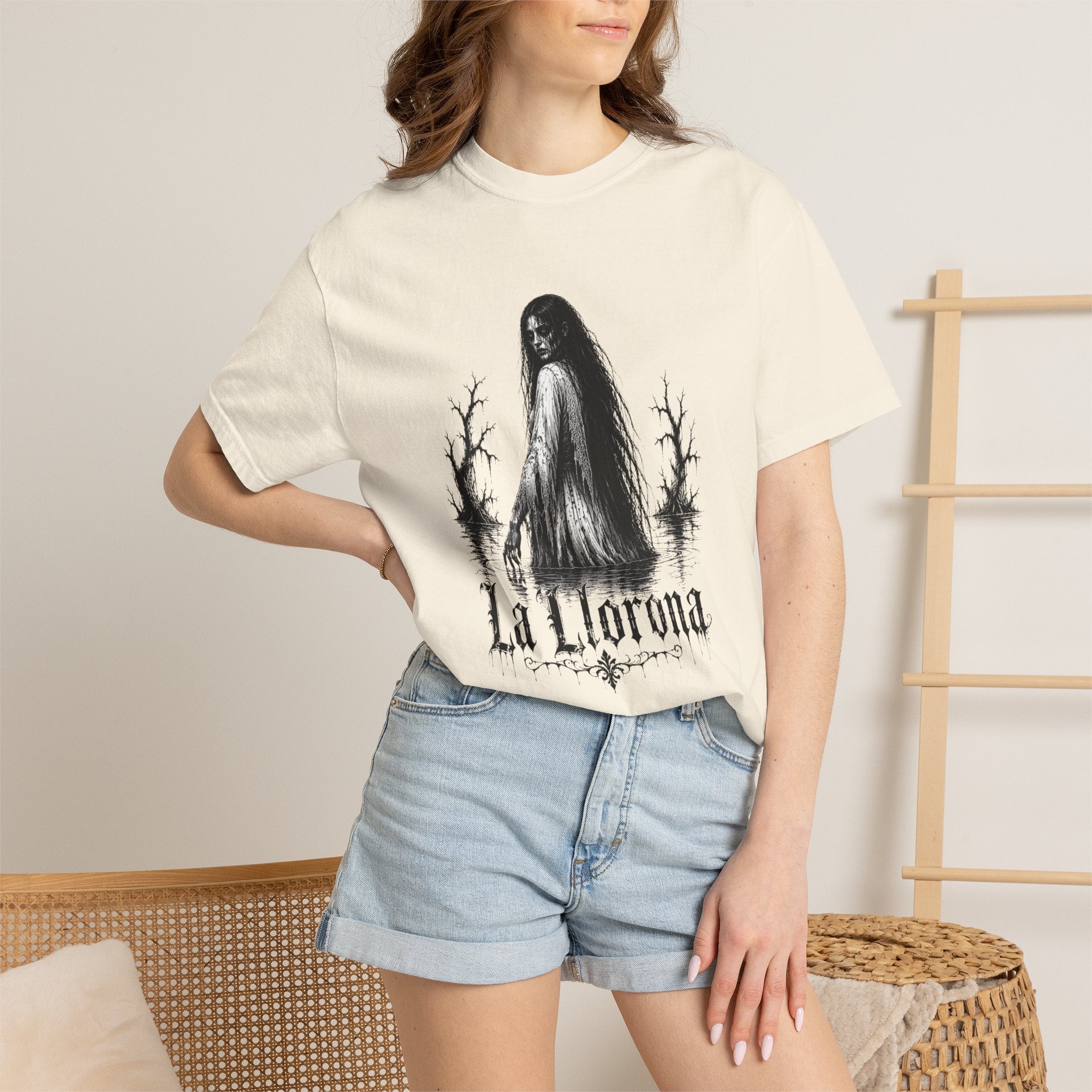 La Llorona Graphic T-Shirt — Haunted Mexican Folklore Tee