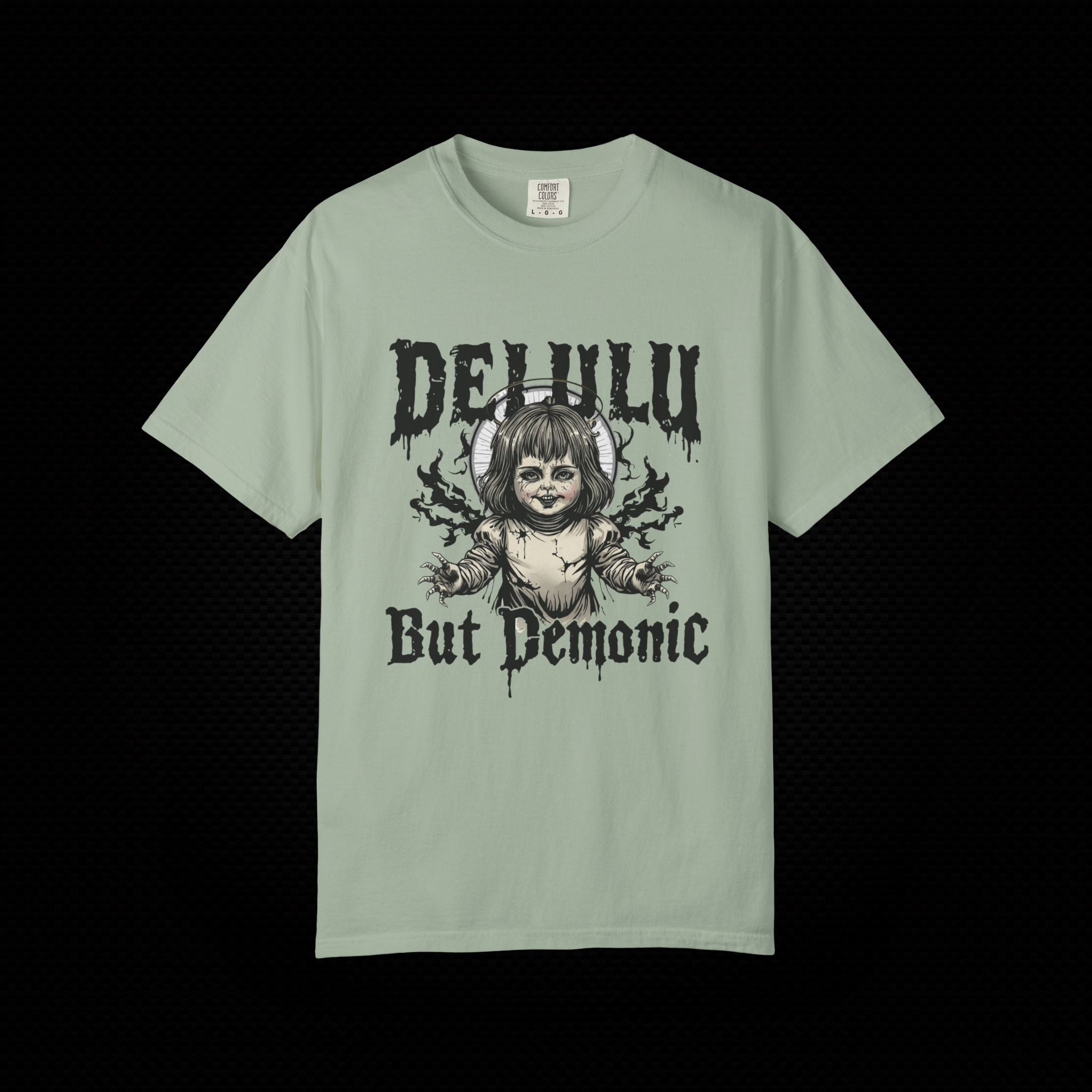 Delulu but Demonic Creepy Doll T-Shirt
