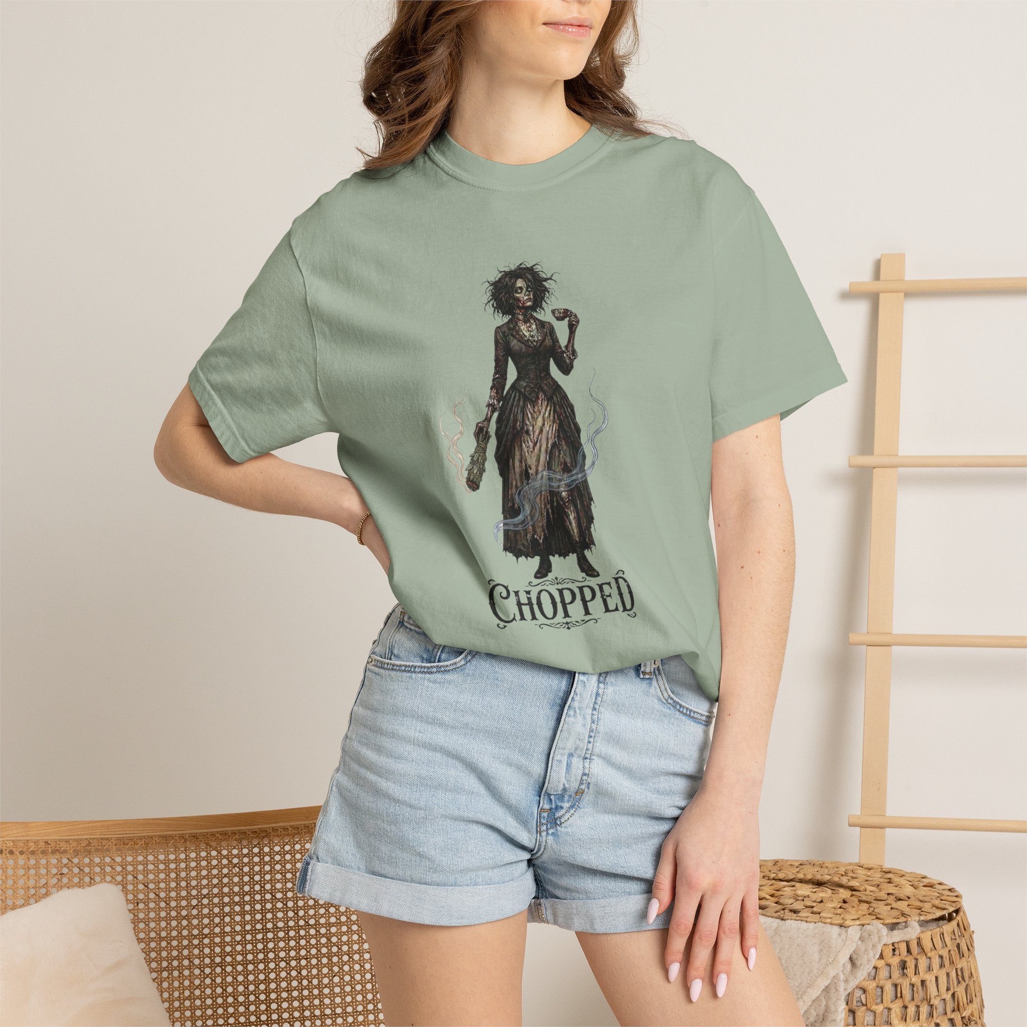 'Chopped' Witch Silhouette Graphic Tee