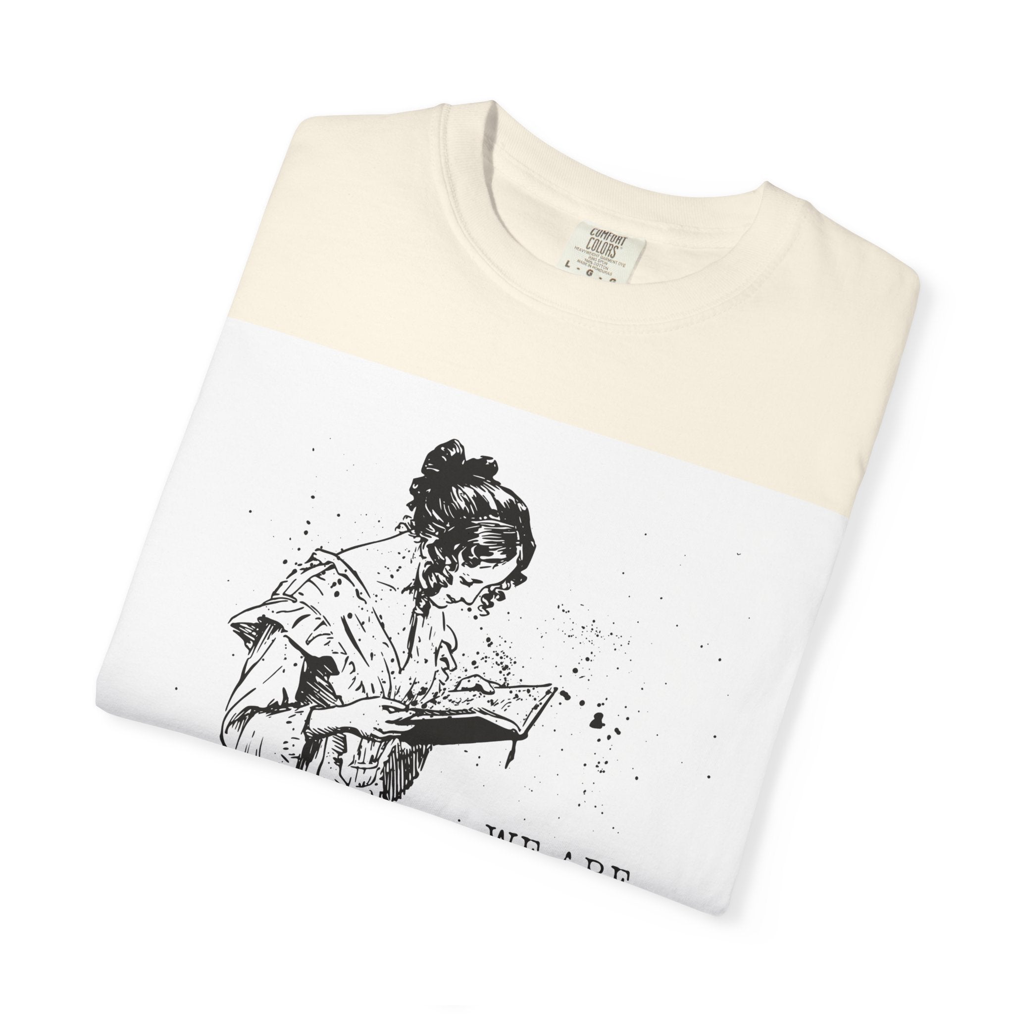 We are all just ghosts... T-Shirt — Script Quote Tee